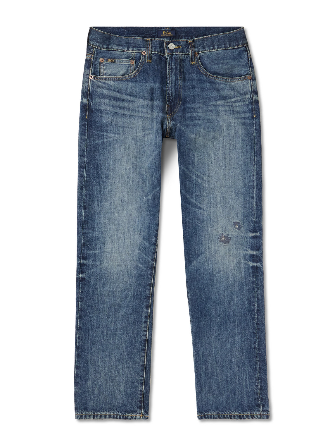 Polo Ralph Lauren Hampton Slim-fit Straight-leg Jeans In Blue