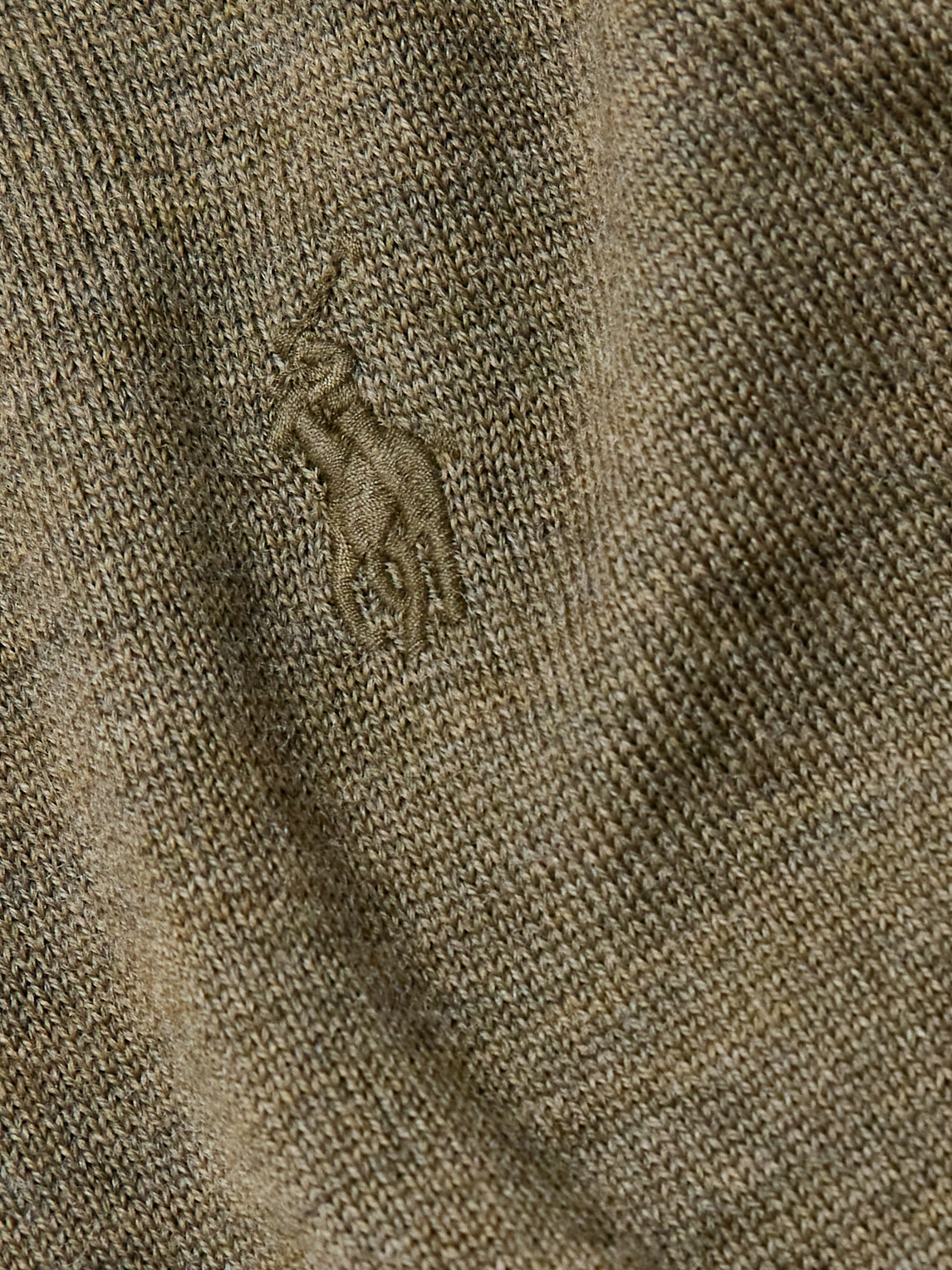Polo Ralph Lauren Logo-embroidered Merino Wool Sweater In Green