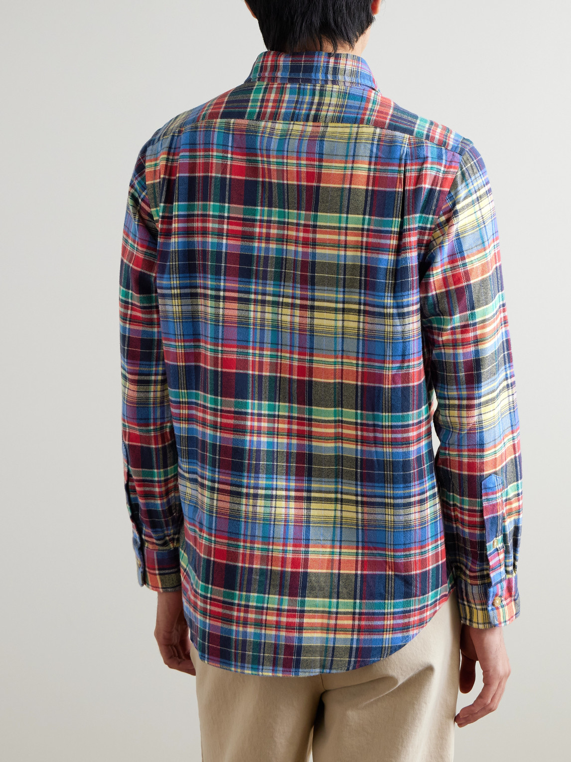 Polo Ralph Lauren Checked Cotton-flannel Shirt In Multi