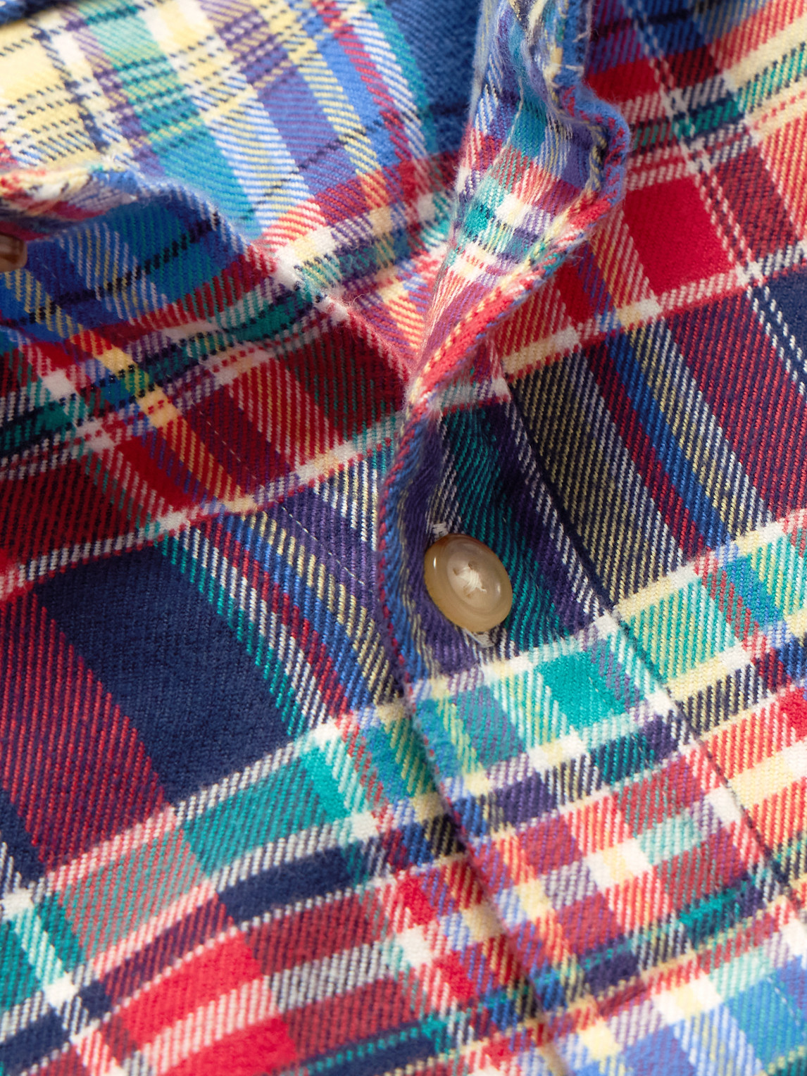 Polo Ralph Lauren Checked Cotton-flannel Shirt In Multi