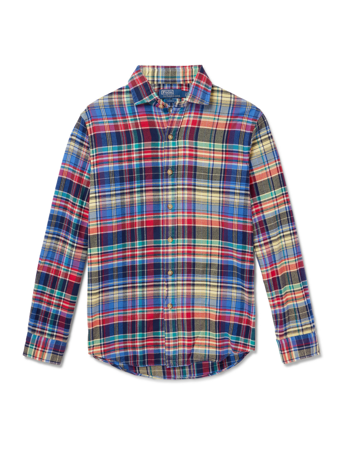 Polo Ralph Lauren Checked Cotton-flannel Shirt In Multi