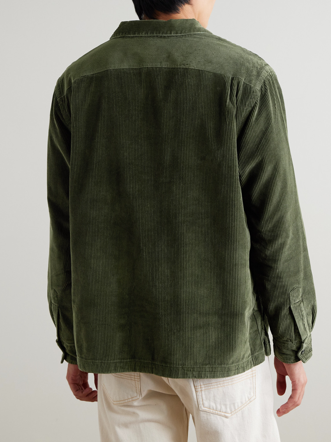 Polo Ralph Lauren Cotton-corduroy Shirt In Green