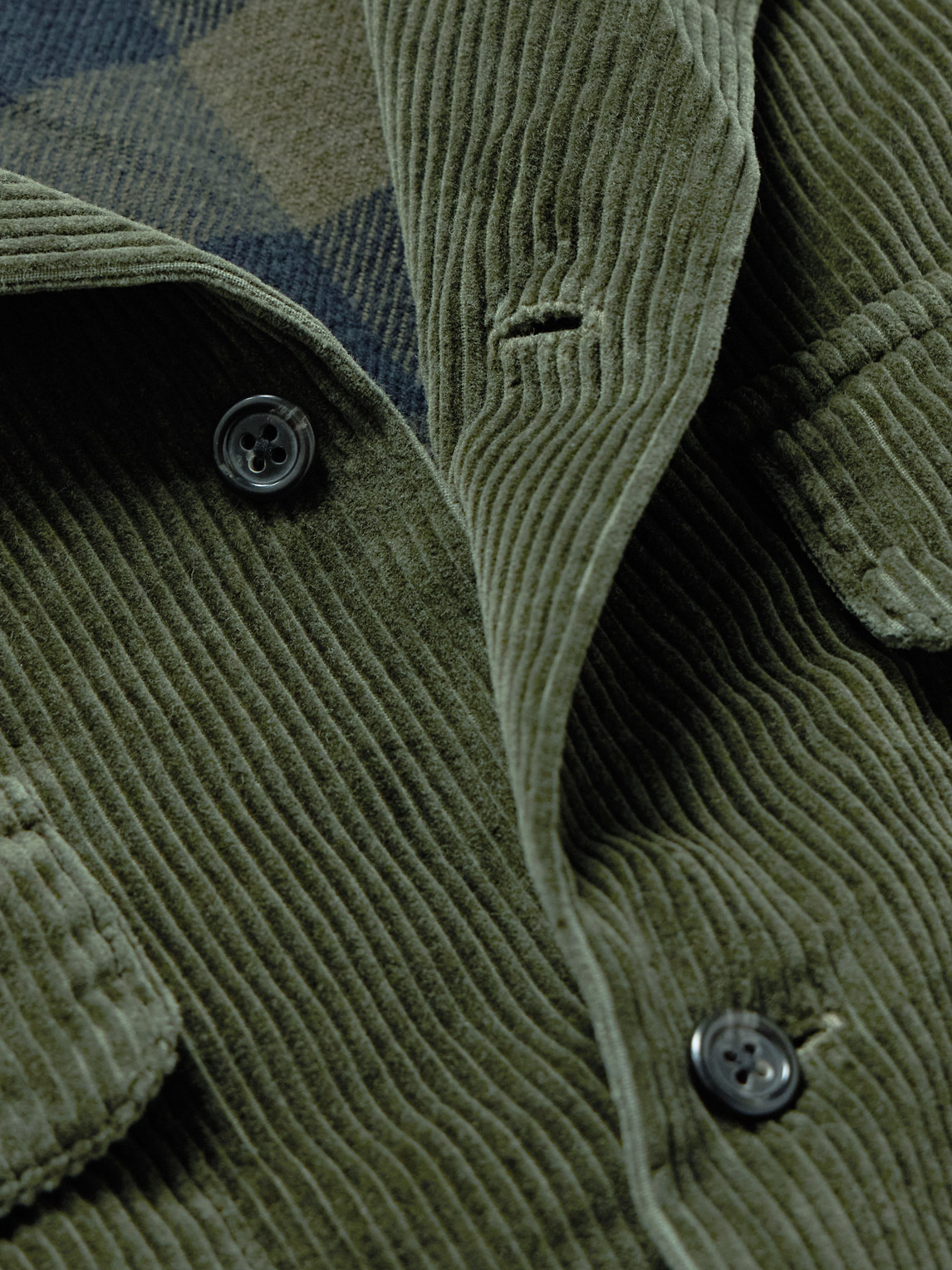 Polo Ralph Lauren Cotton-corduroy Shirt In Green