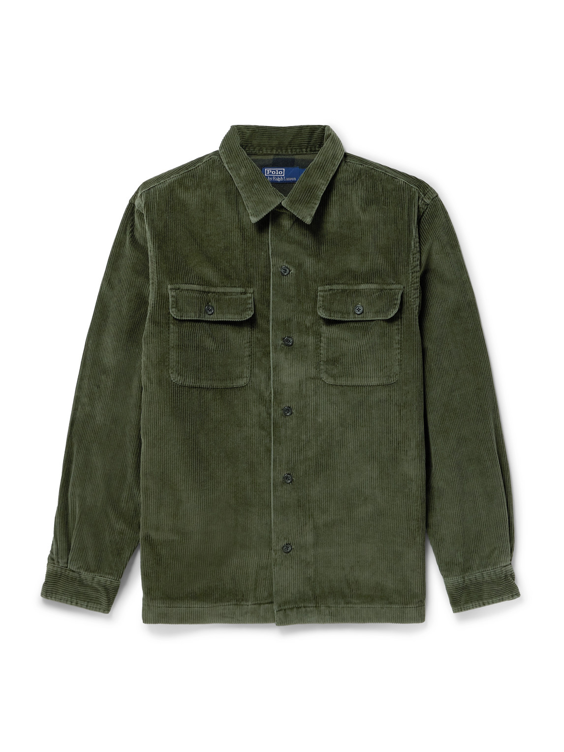 Polo Ralph Lauren Cotton-corduroy Shirt In Green