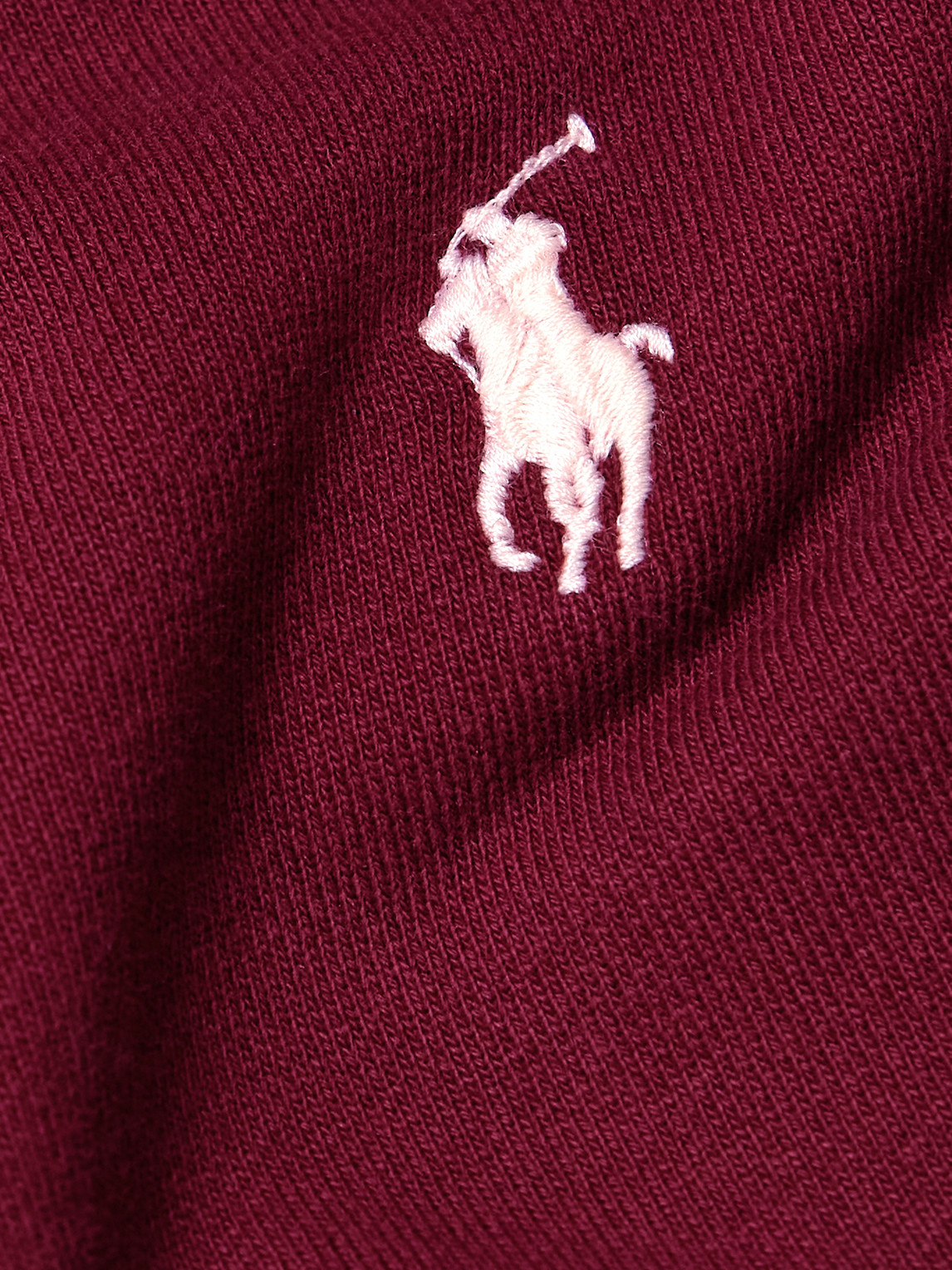 Polo Ralph Lauren Logo-embroidered Cotton-jersey Polo Sweatshirt In Red