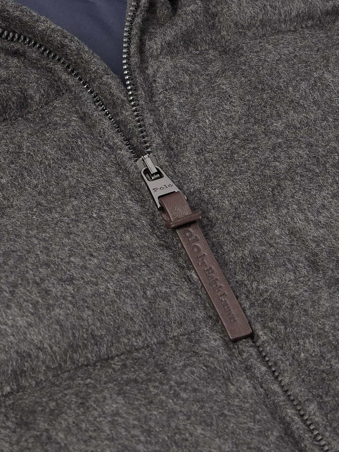 Polo Ralph Lauren Decker Quilted Recycled Wool-blend Hooded Down Jacket In Black