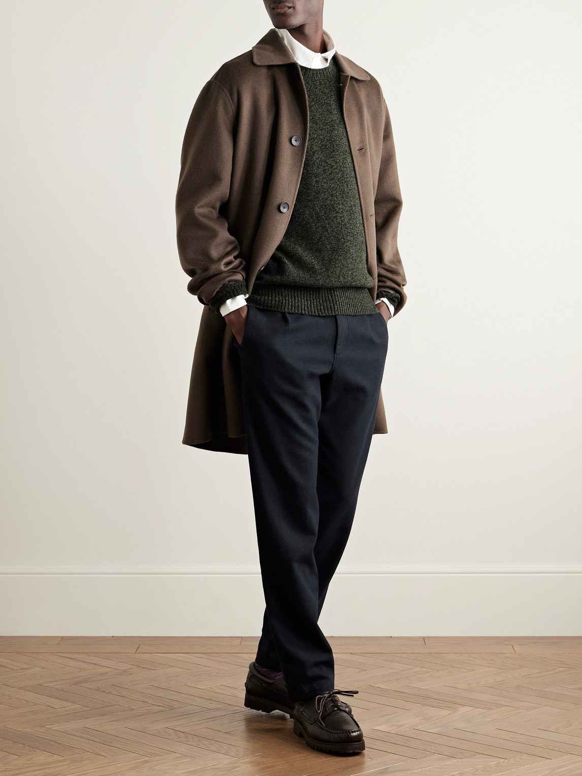 Hartford Wool Sweater In Gray