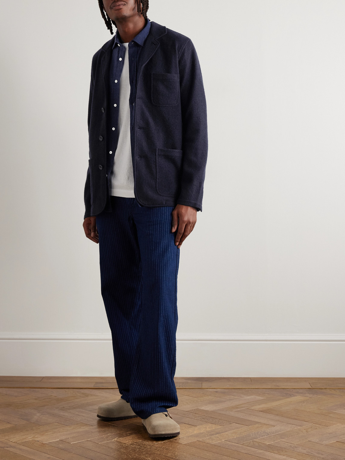 Hartford Wool Blazer In Blue