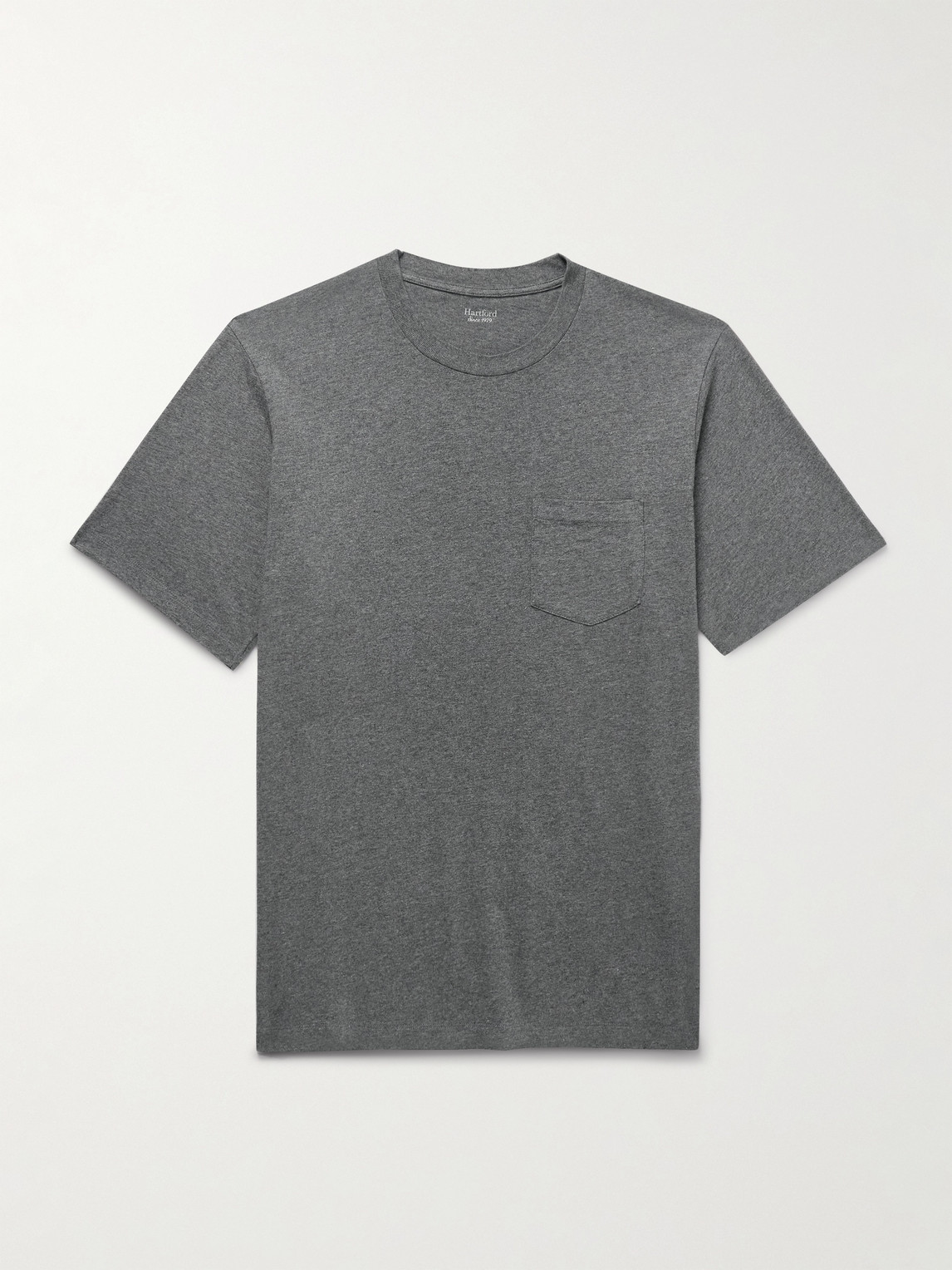Hartford Cotton-jersey T-shirt In Gray