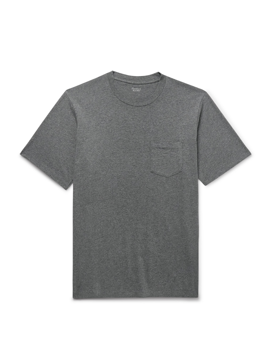 Hartford Cotton-jersey T-shirt In Gray
