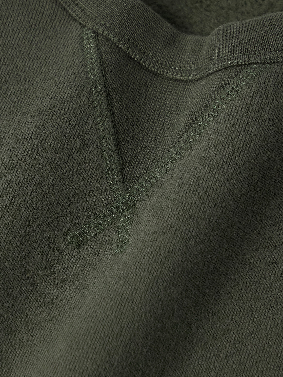 Hartford Garment-dyed Cotton-jersey Sweatshirt In Green