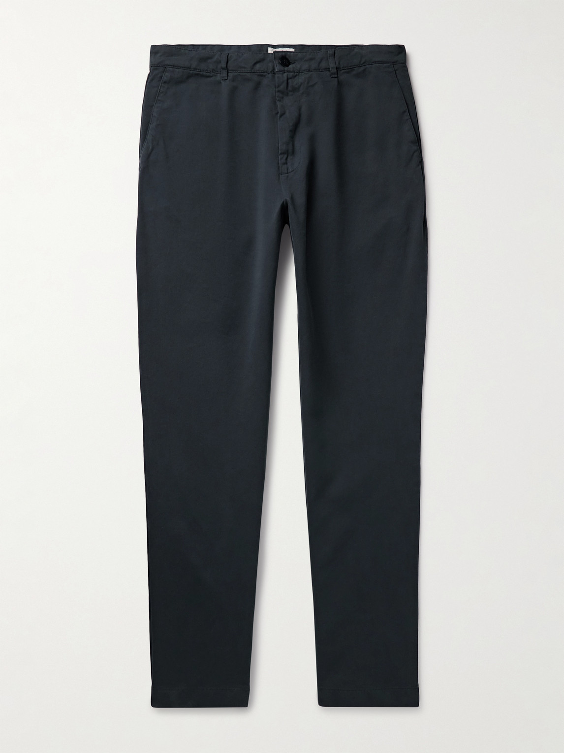 Hartford Tommy Straight-leg Cotton-twill Trousers In Blue