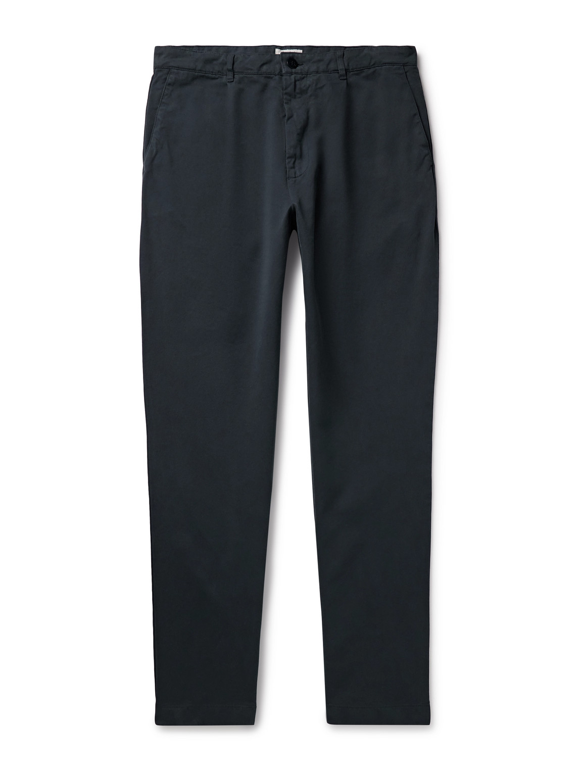 Hartford Tommy Straight-leg Cotton-twill Trousers In Blue
