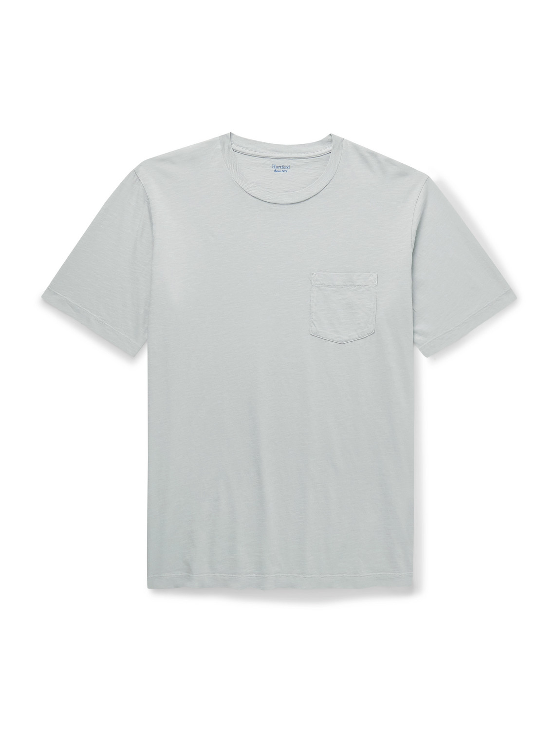 Hartford Cotton-jersey T-shirt In Gray