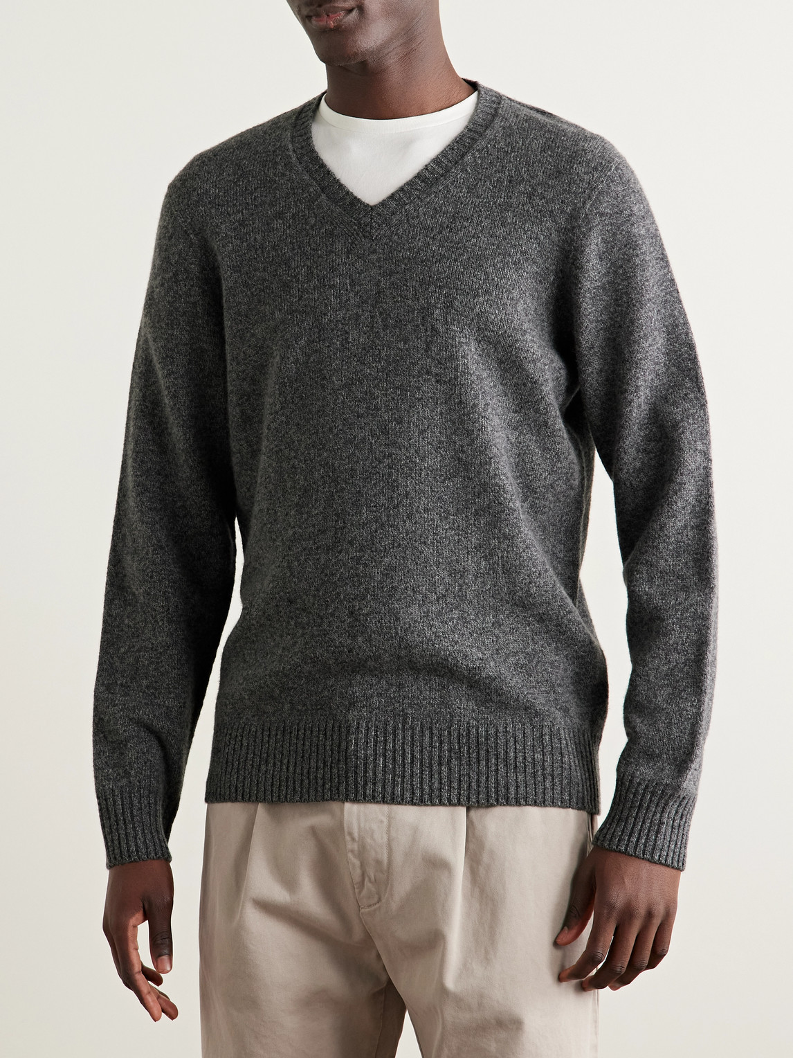 Hartford Wool Sweater In Gold