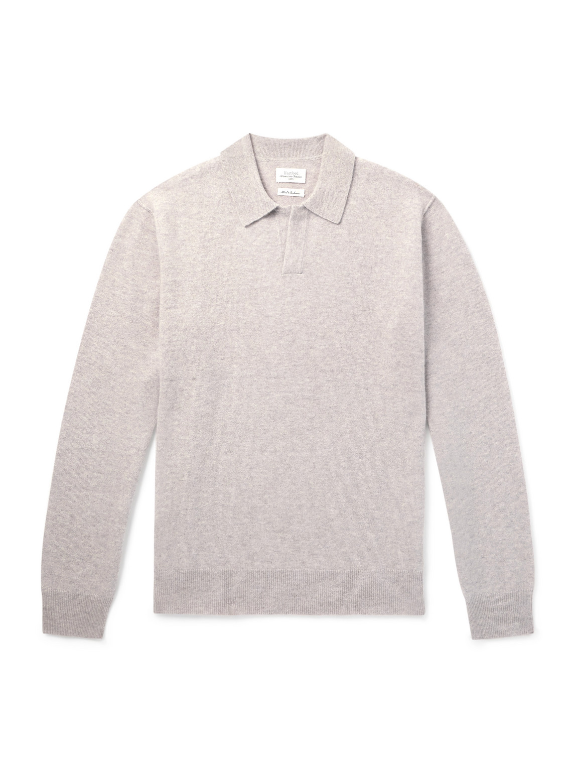 Hartford Wool And Cashmere-blend Polo Shirt In Neutral