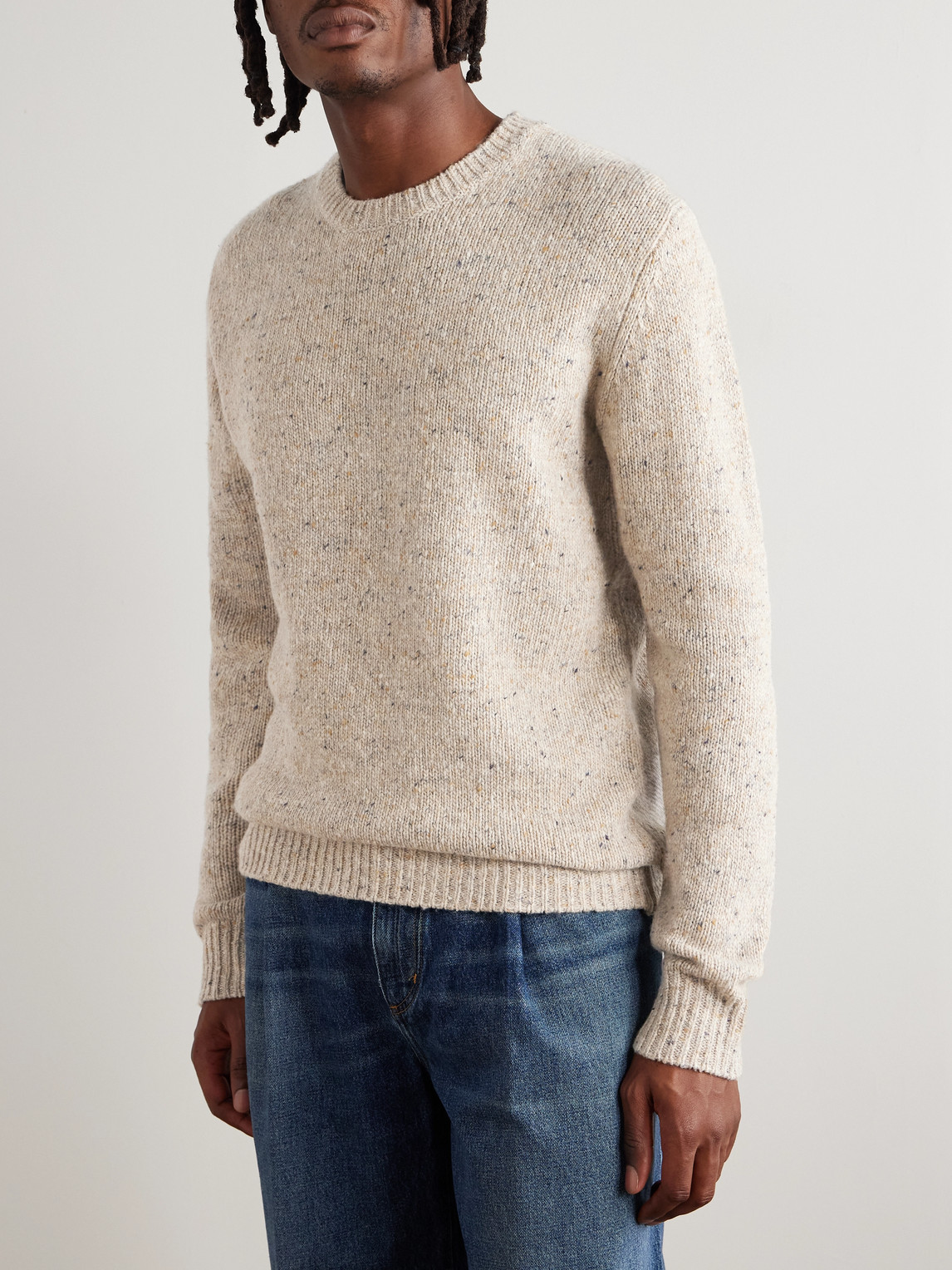 Hartford Wool-blend Sweater In Neutral