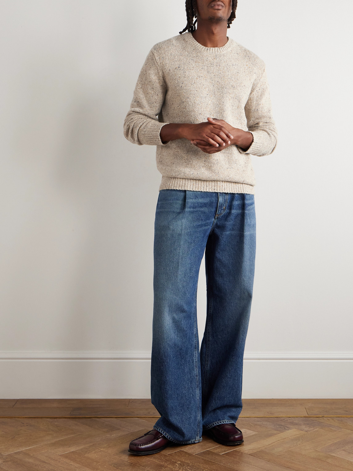 Hartford Wool-blend Sweater In Neutral