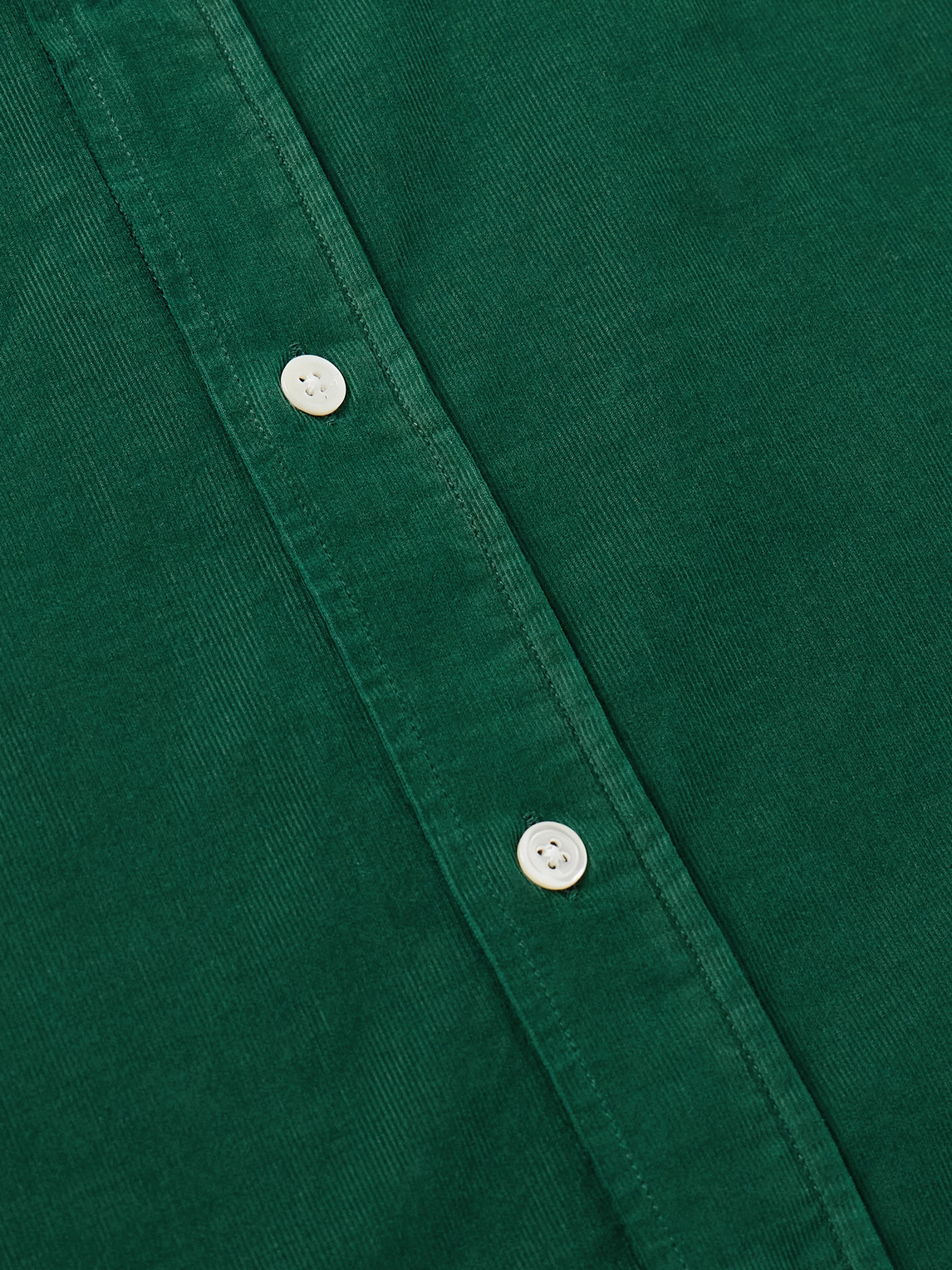 Hartford Paul Cotton-corduroy Shirt In Green