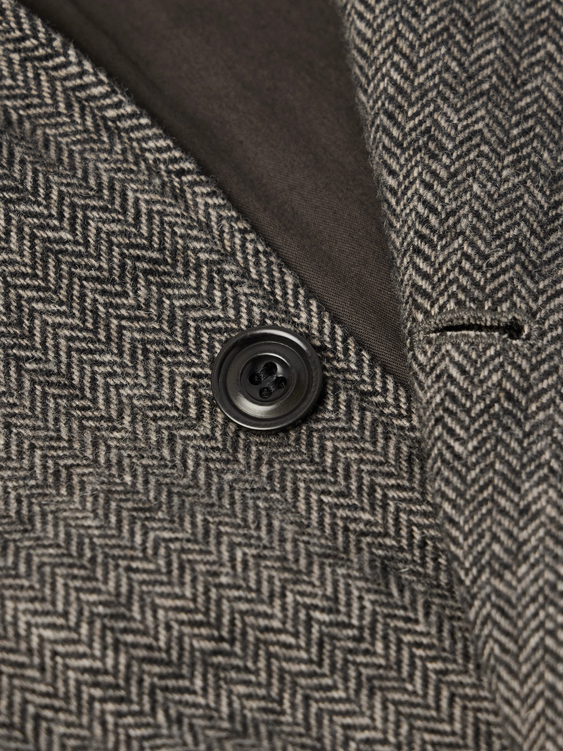 Hartford Joey Herringbone Wool-blend Blazer In Green
