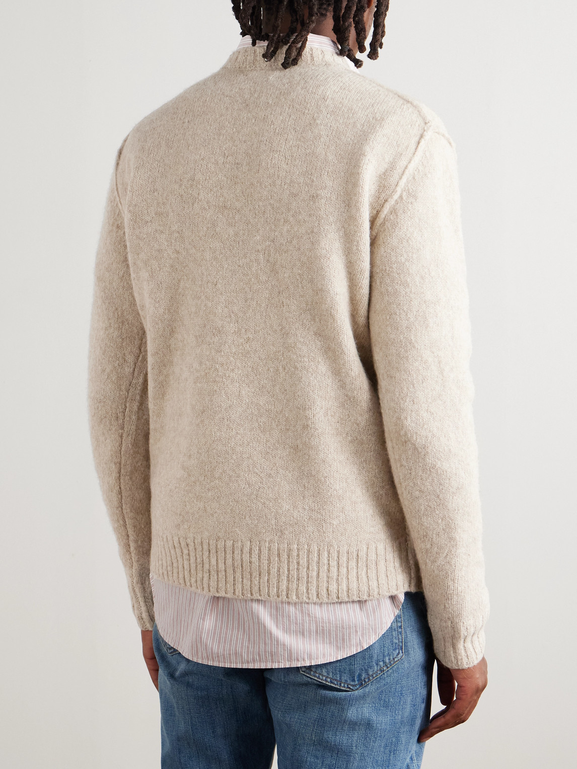  Hartford - Knitted Sweater - Men - Neutrals - S 