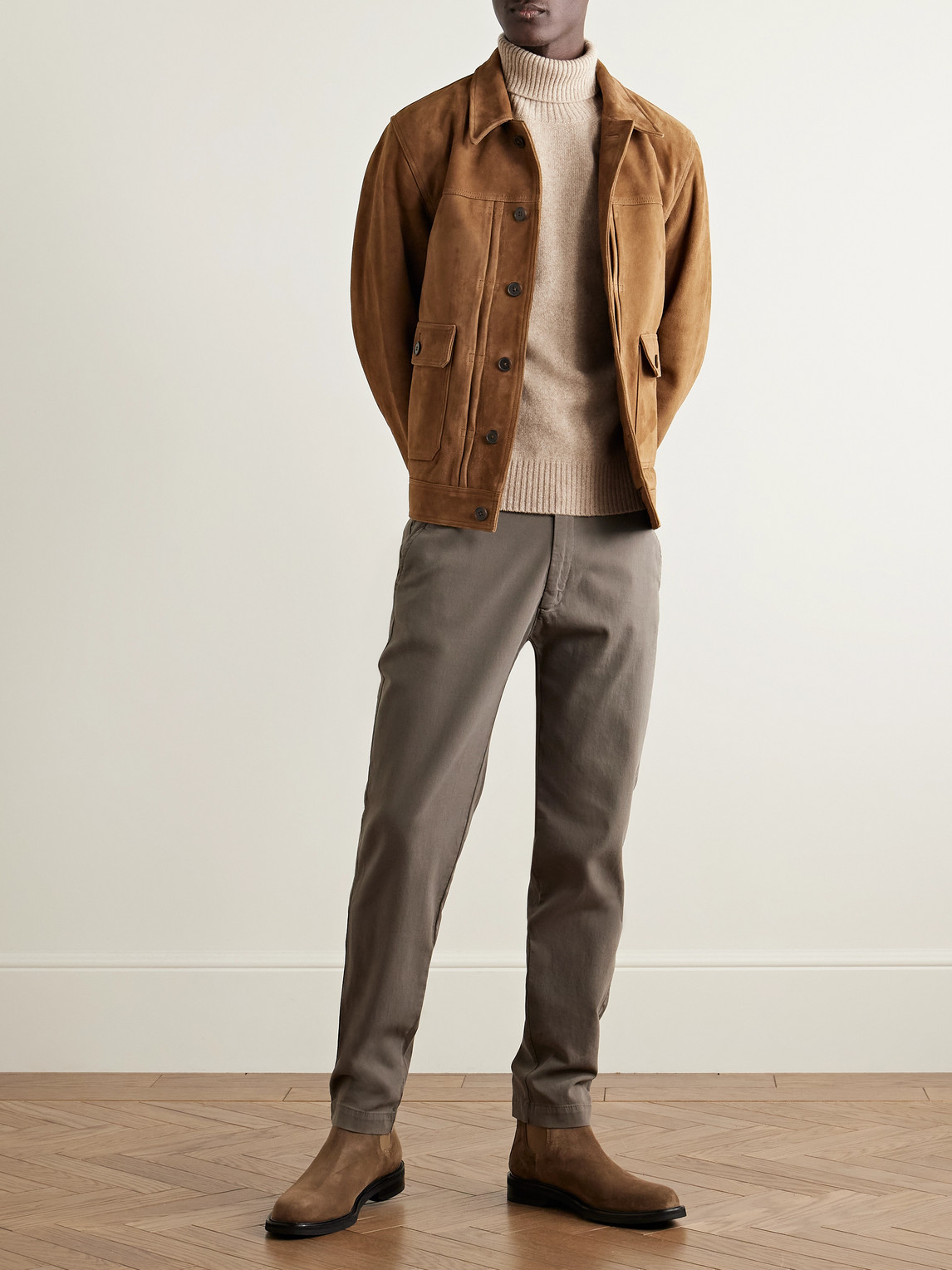 Hartford Wool Rollneck Sweater In Multi