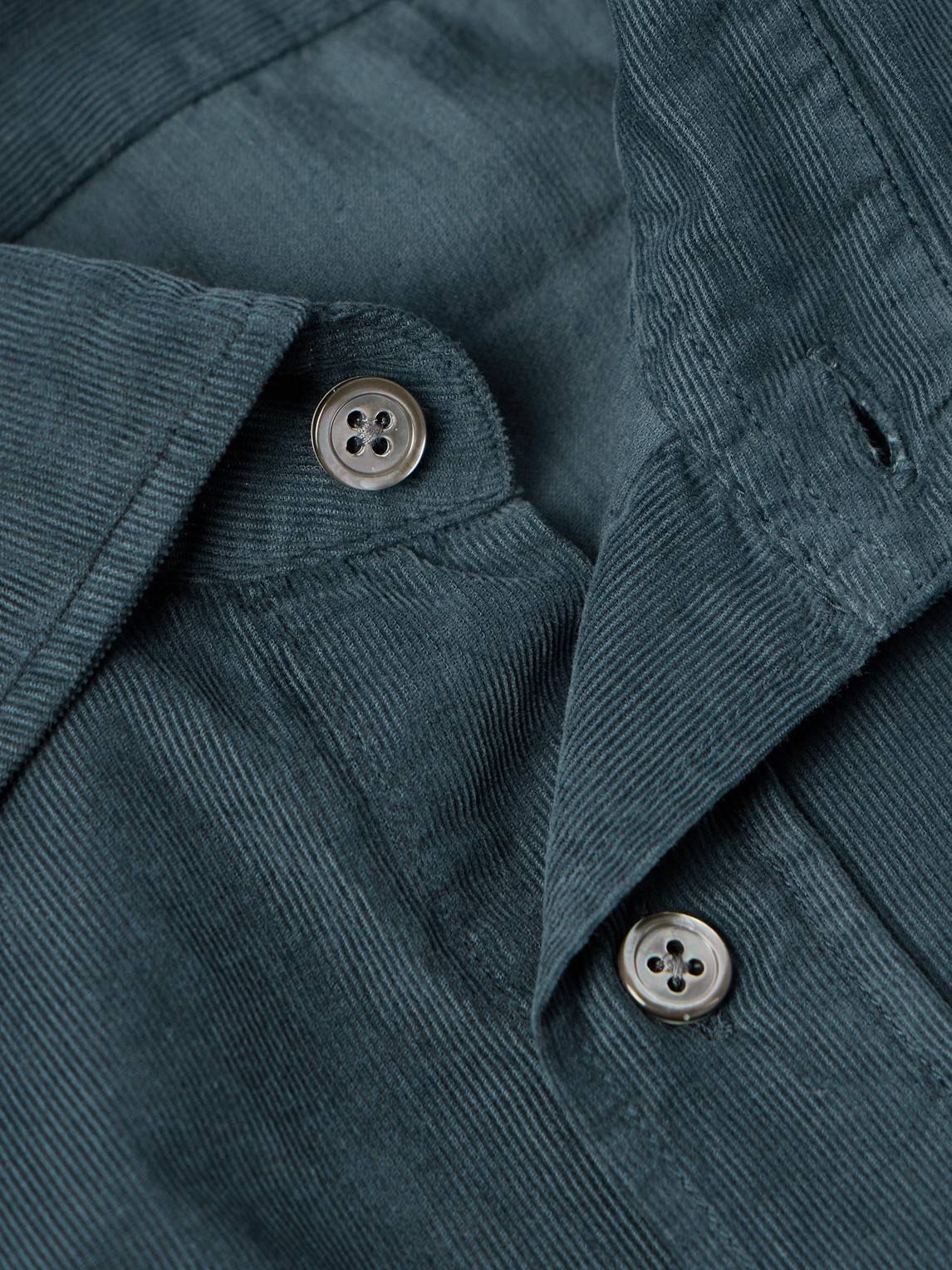 Hartford Paul Cotton-corduroy Shirt In Green