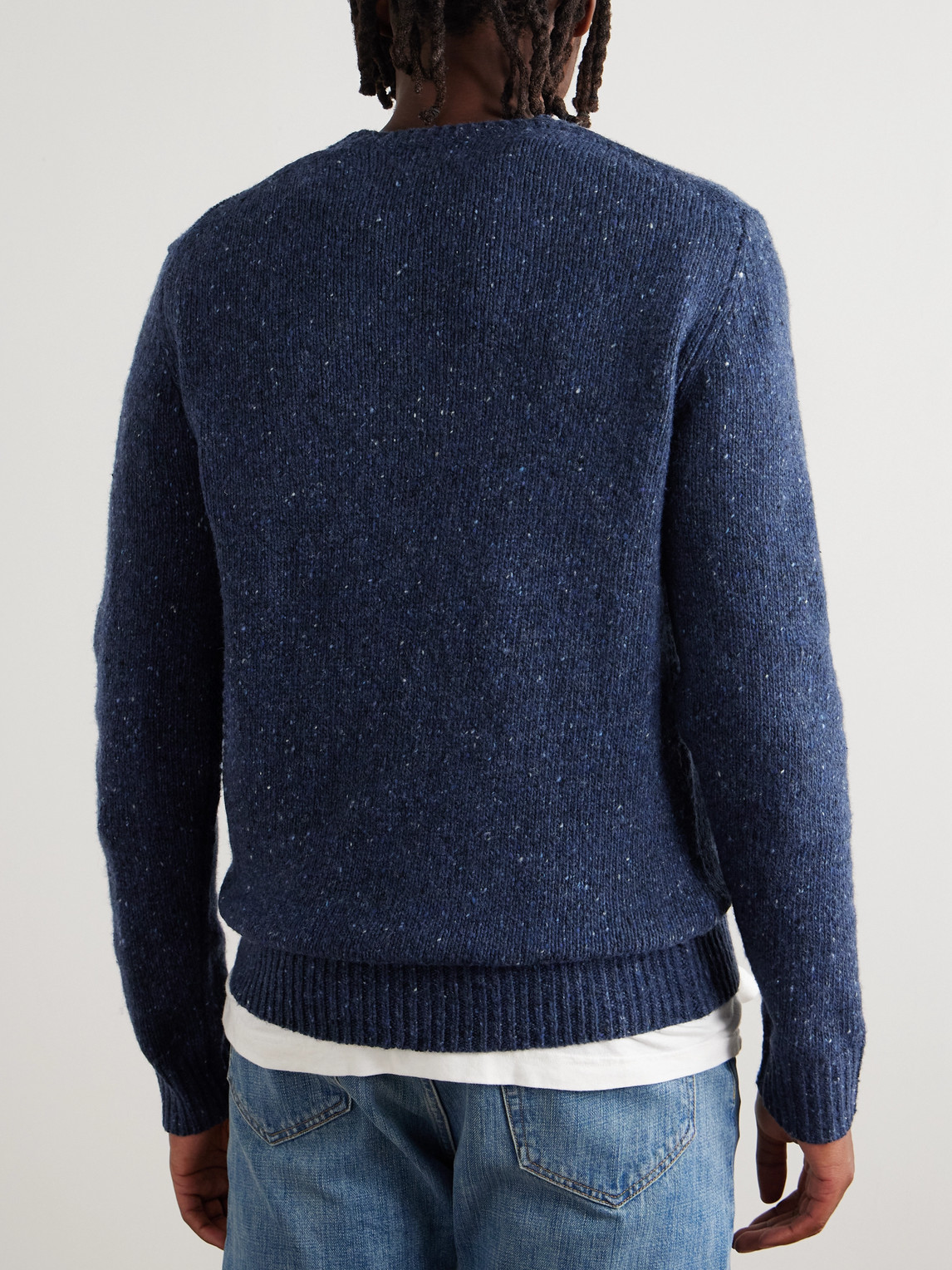 Hartford Wool-blend Sweater In Blue