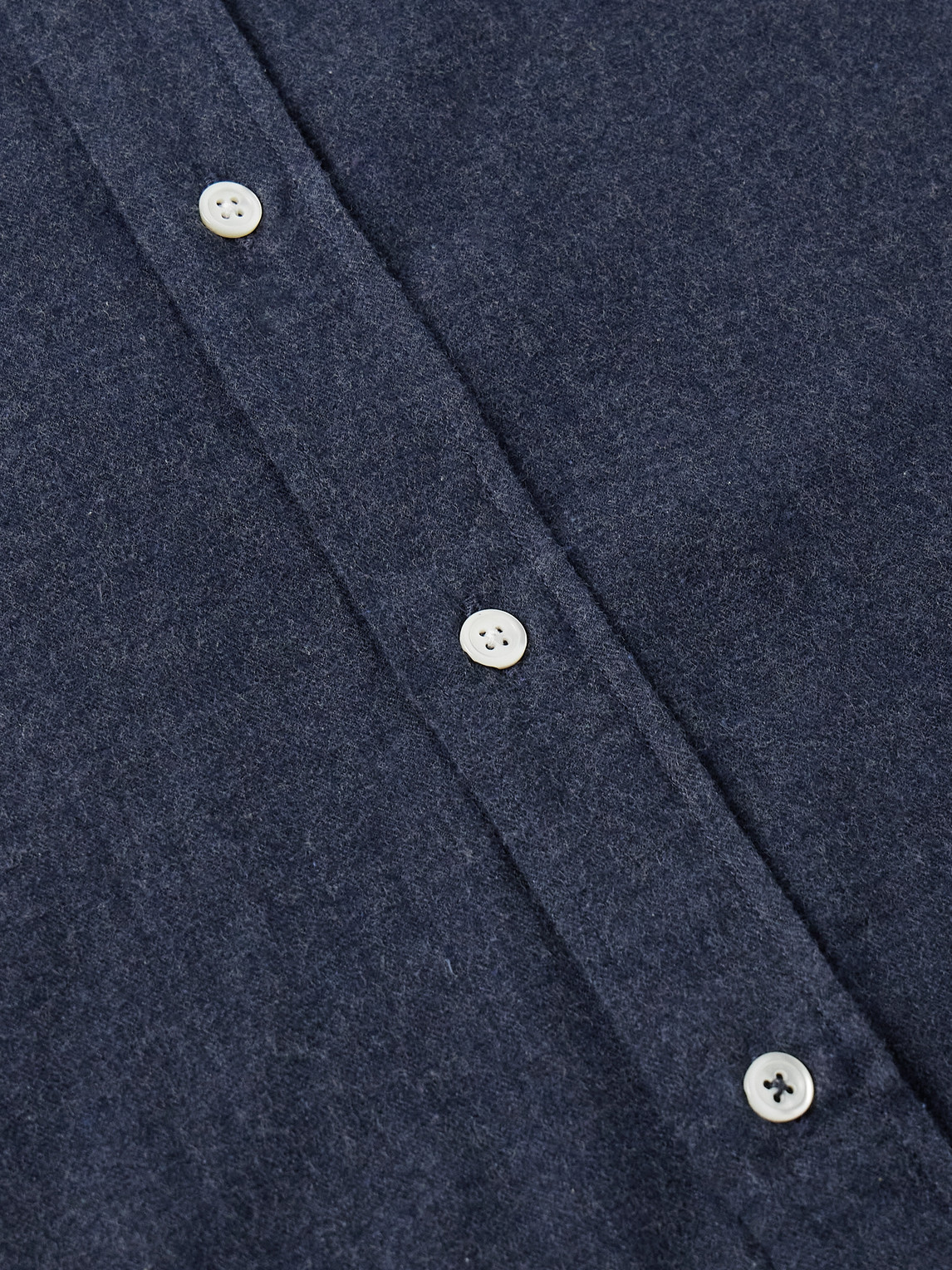 Hartford Paul Cotton-flannel Shirt In Blue