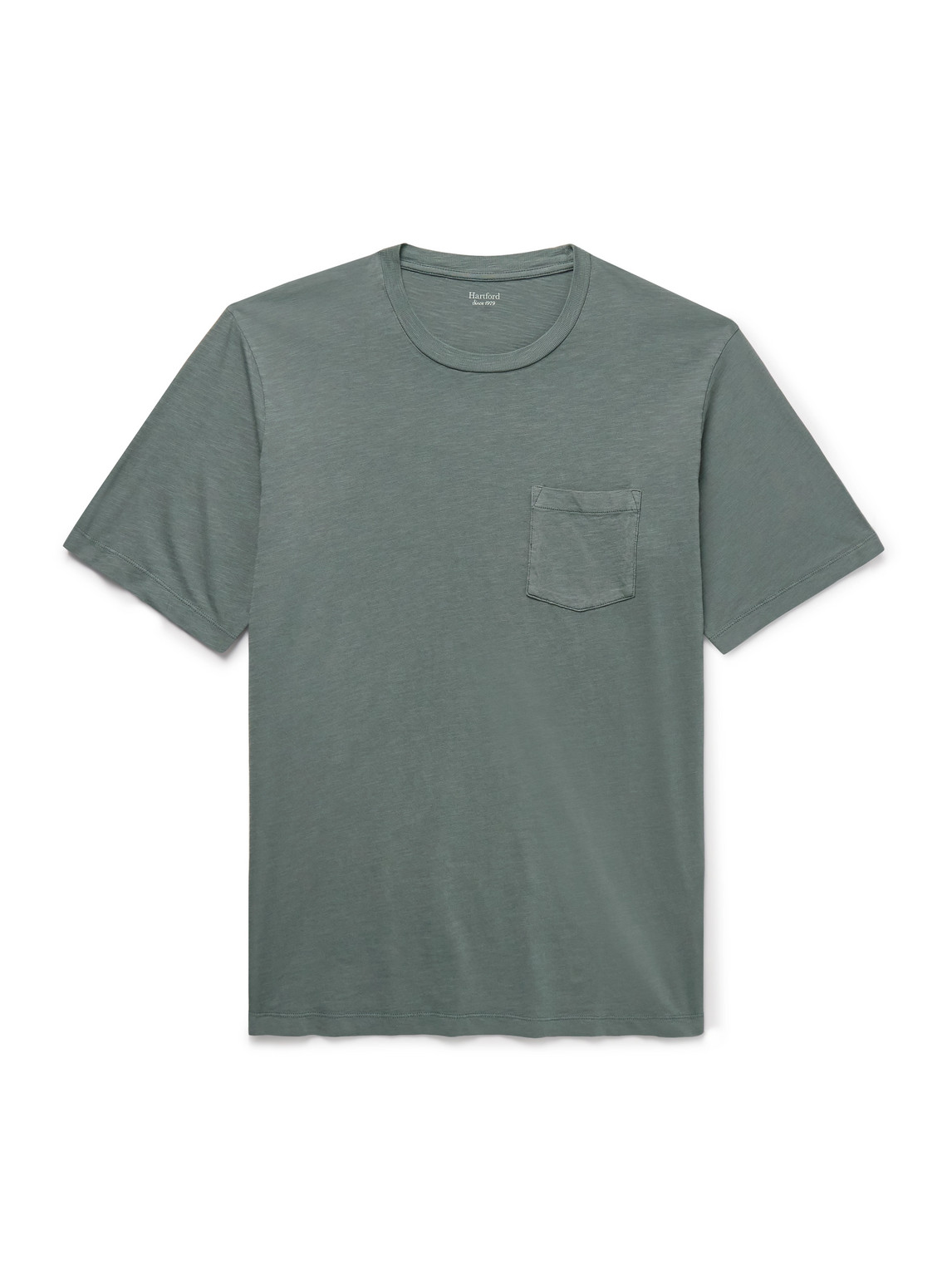 Hartford Cotton-jersey T-shirt In Green