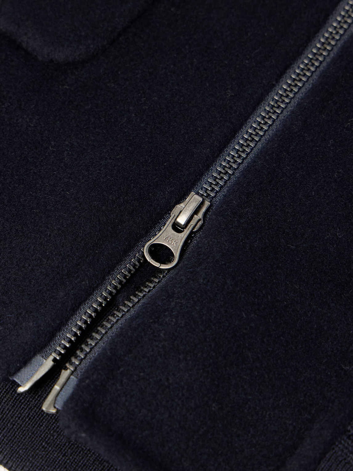 Hartford Doug Double-faced Wool-blend Jacket In Blue