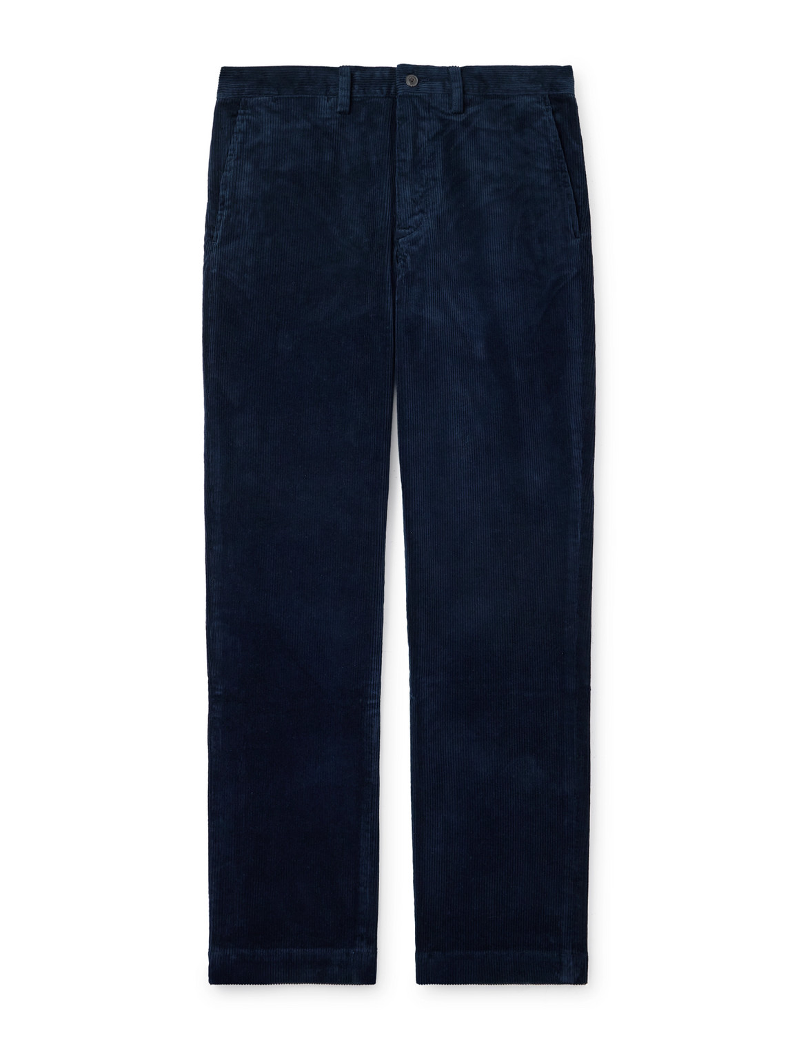 Polo Ralph Lauren Bedford Slim-fit Straight-leg Cotton-blend Corduroy Trousers In Blue