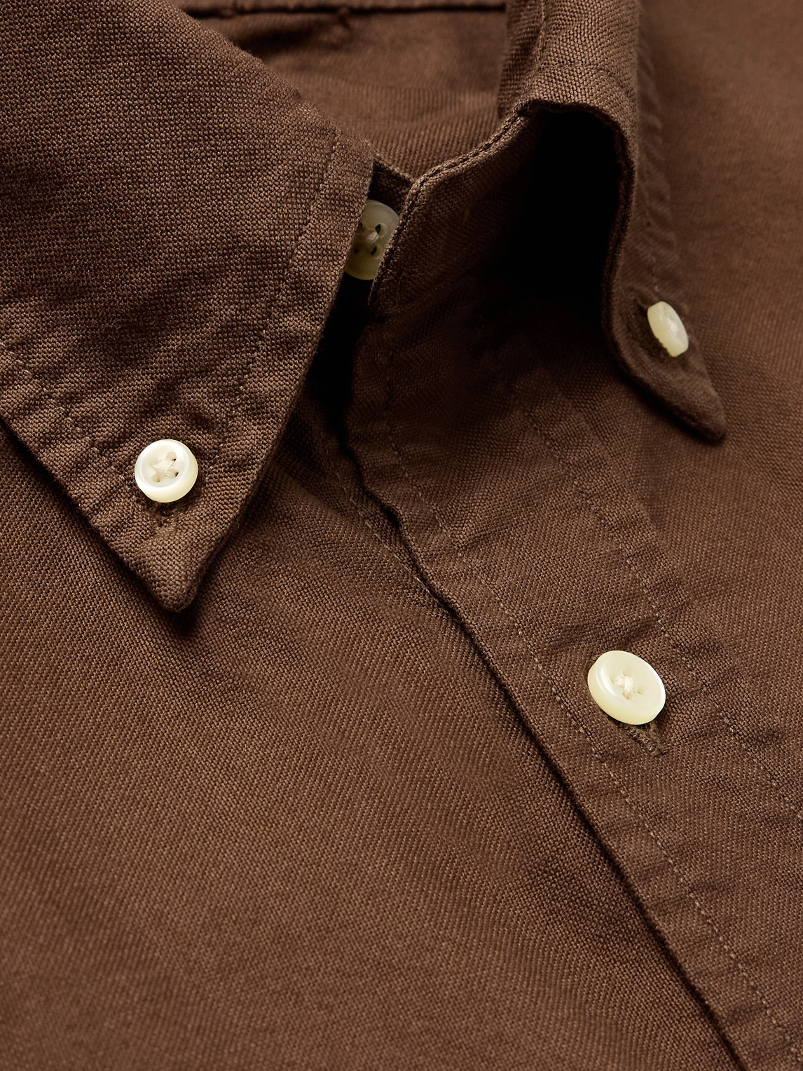 Polo Ralph Lauren Long Sleeve Sport Shirt In Brown