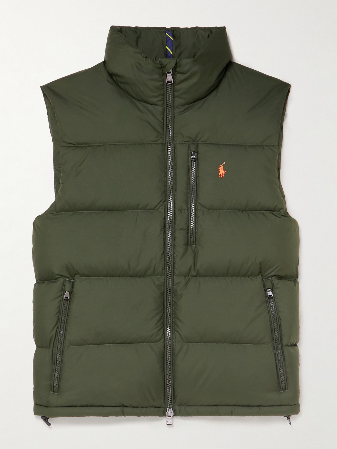 Polo Ralph Lauren Gorham Logo-Embroidered Quilted Padded hell Down Gilet - Men