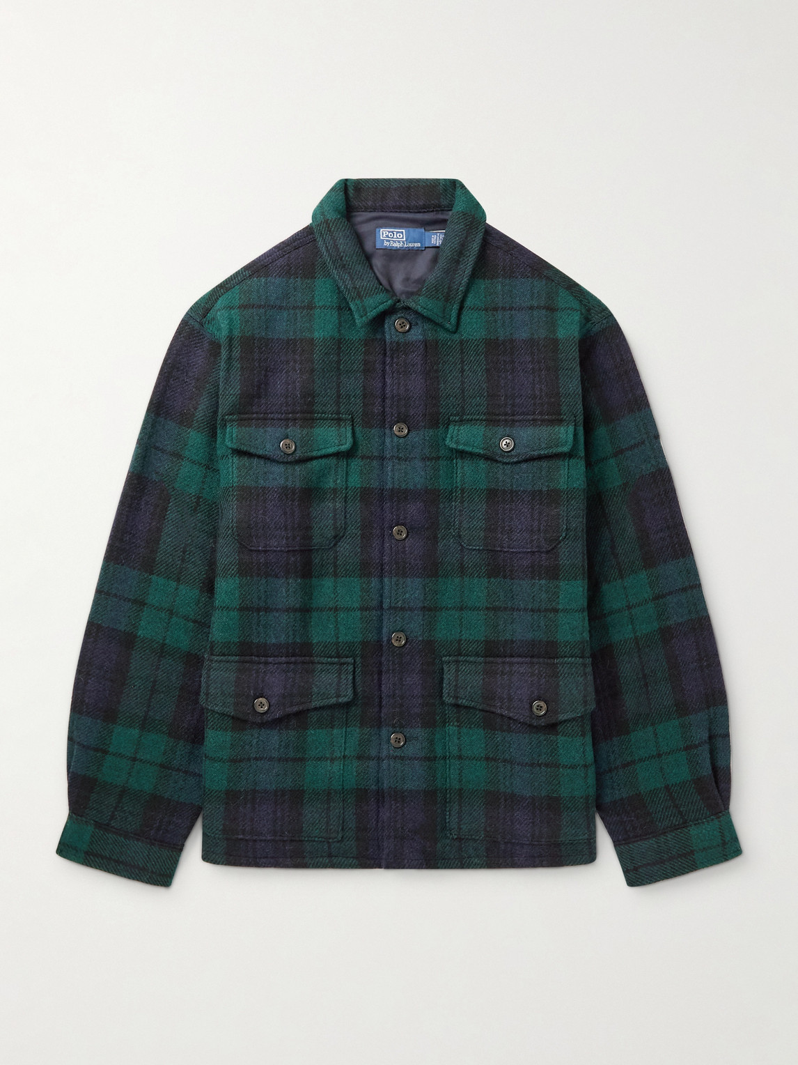 Polo Ralph Lauren Checked Wool and Alpaca-Blend Overshirt - Men