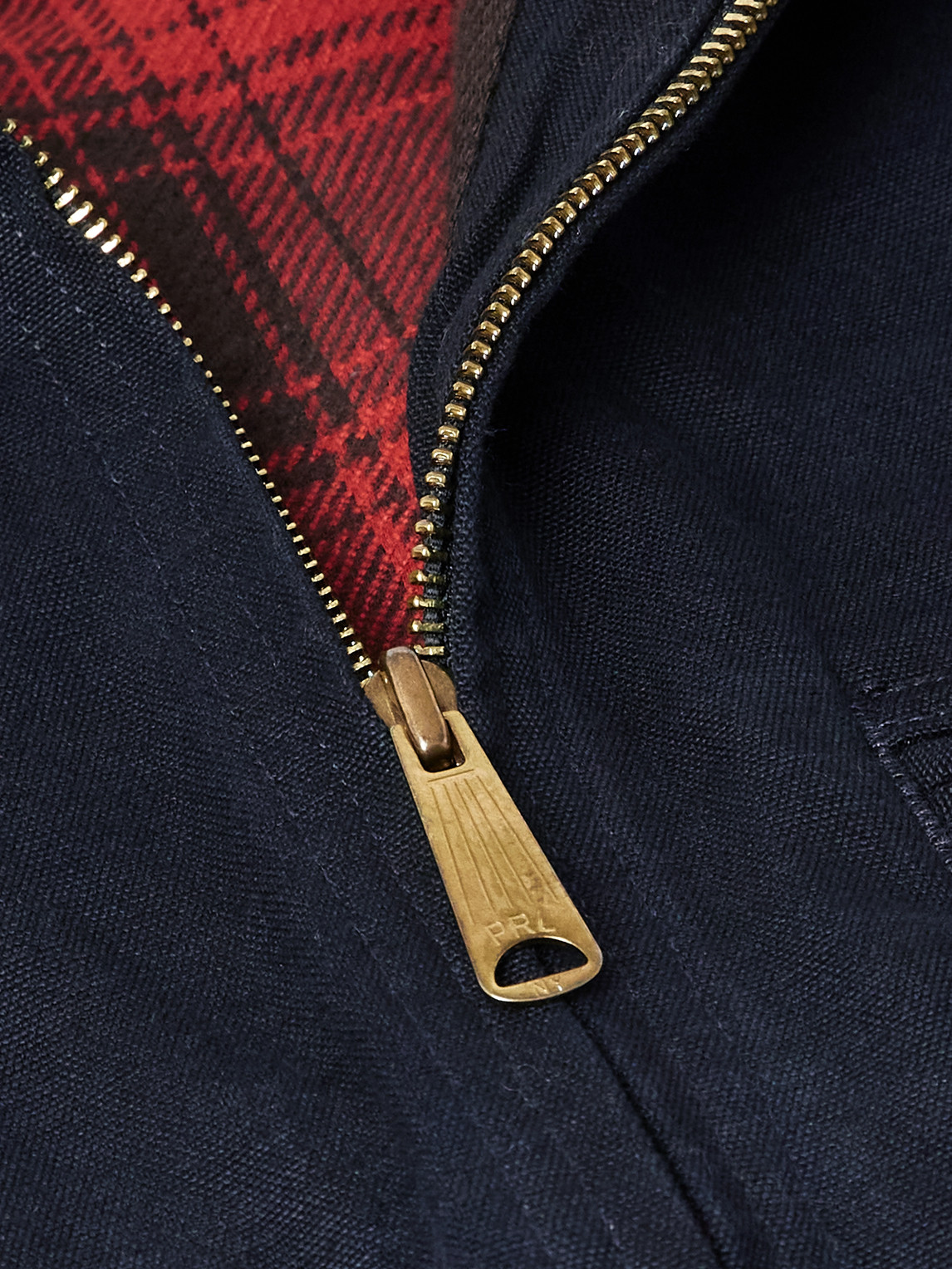 Polo Ralph Lauren Logo-appliquéd Corduroy-trimmed Padded Cotton-canvas Field Jacket In Black