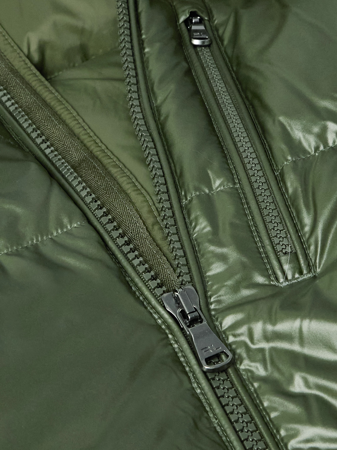 Polo Ralph Lauren The Gorham Twill-trimmed Quilted Glossed Recycled-shell Hooded Down Jacket In Green
