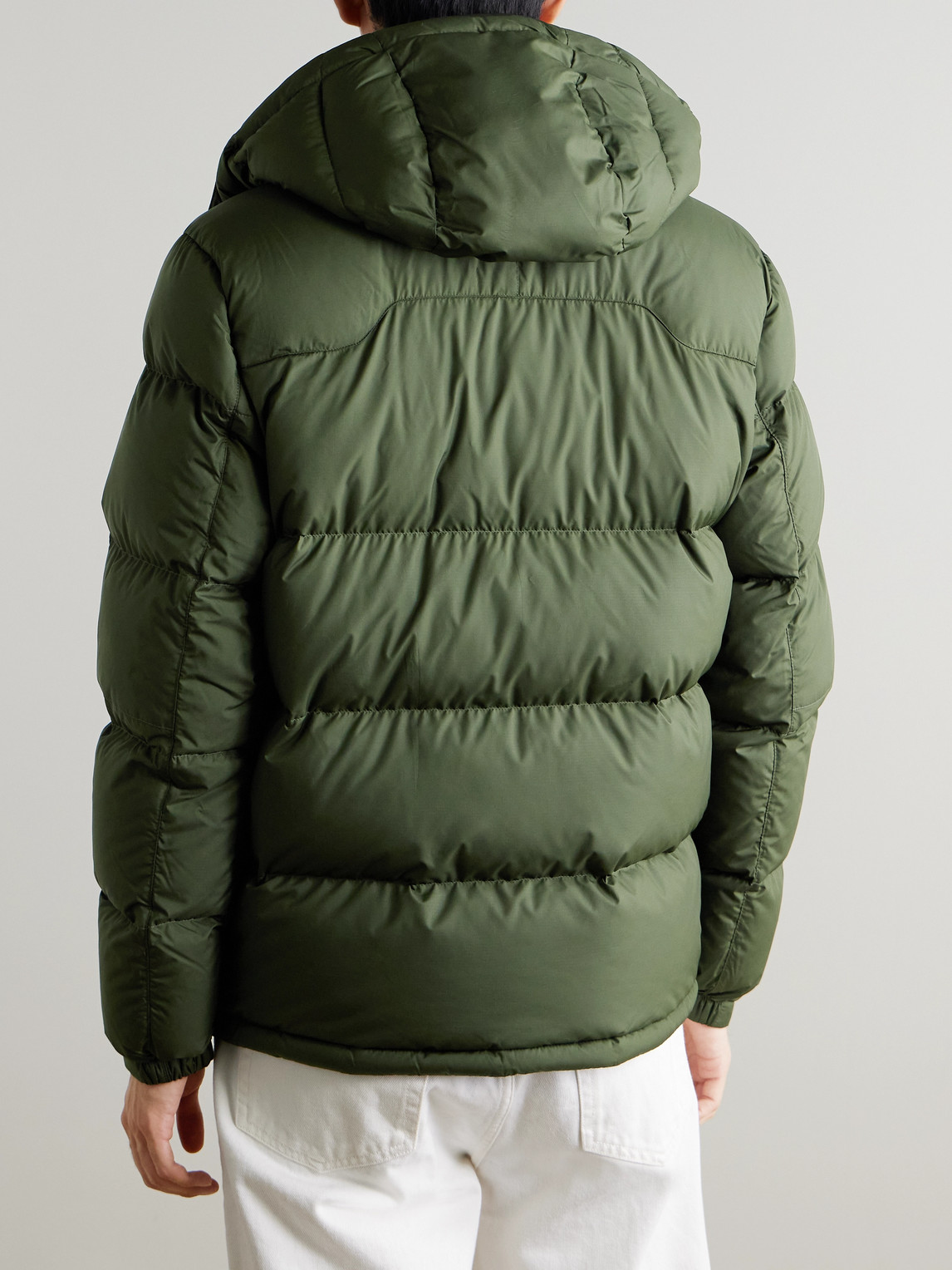  Polo Ralph Lauren - Gorham Logo-embroidered Quilted Recycled-ripstop Hooded Down Jacket - Men - Green - S 
