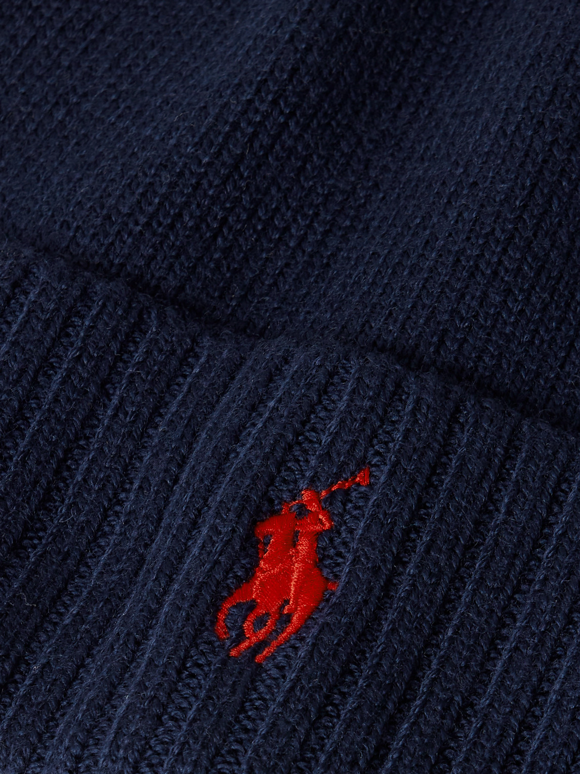 Polo Ralph Lauren Logo-embroidered Wool Beanie In Black