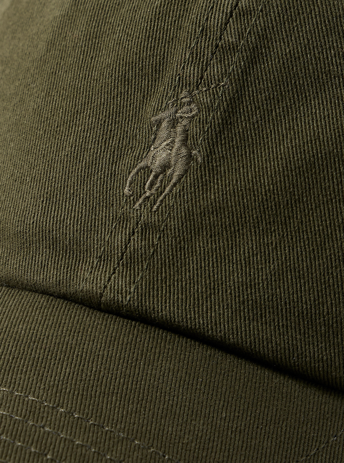 Polo Ralph Lauren Logo-embroidered Cotton-twill Baseball Cap In Green