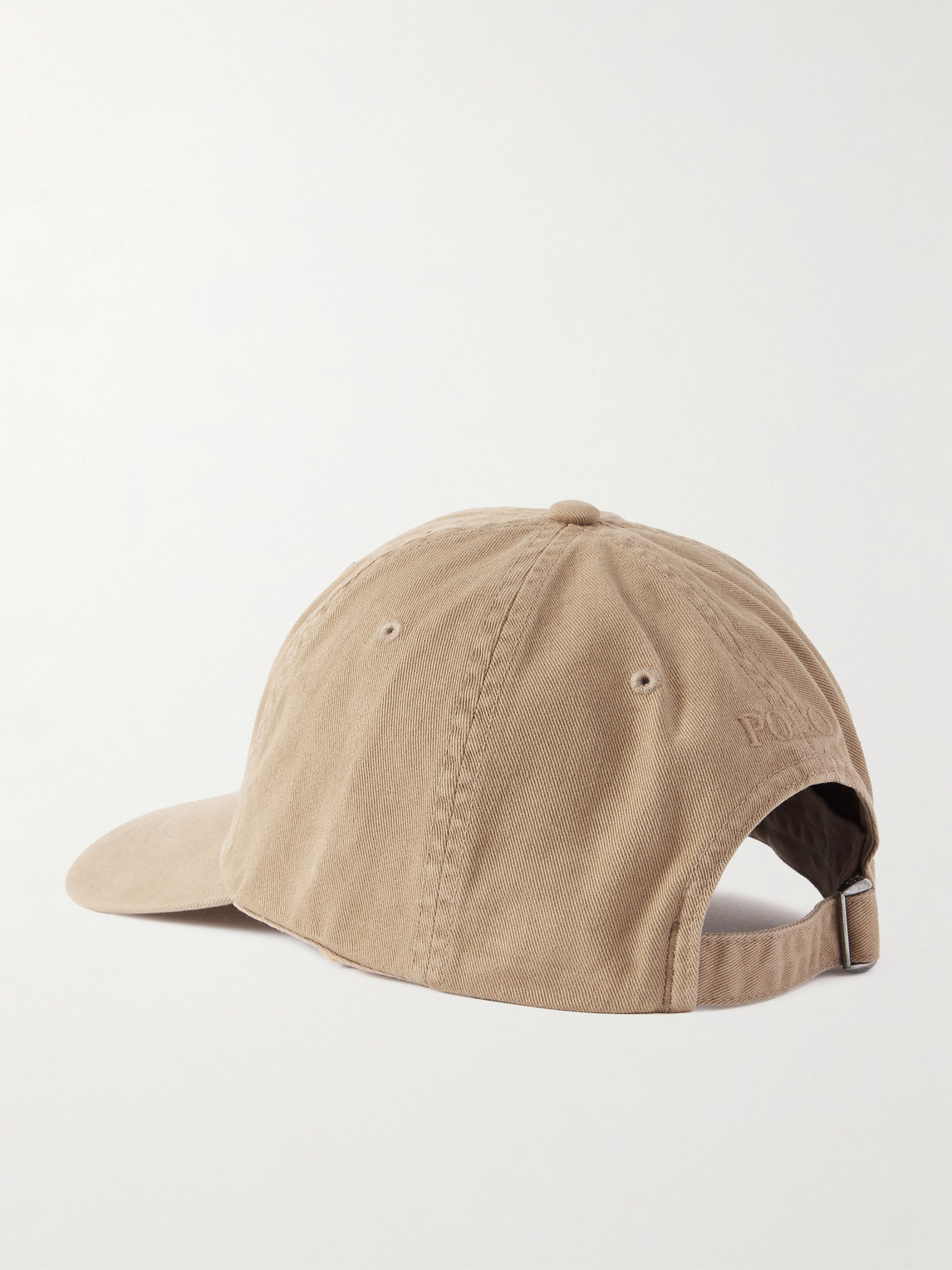 Polo Ralph Lauren Logo-embroidered Cotton-twill Baseball Cap In Neutral