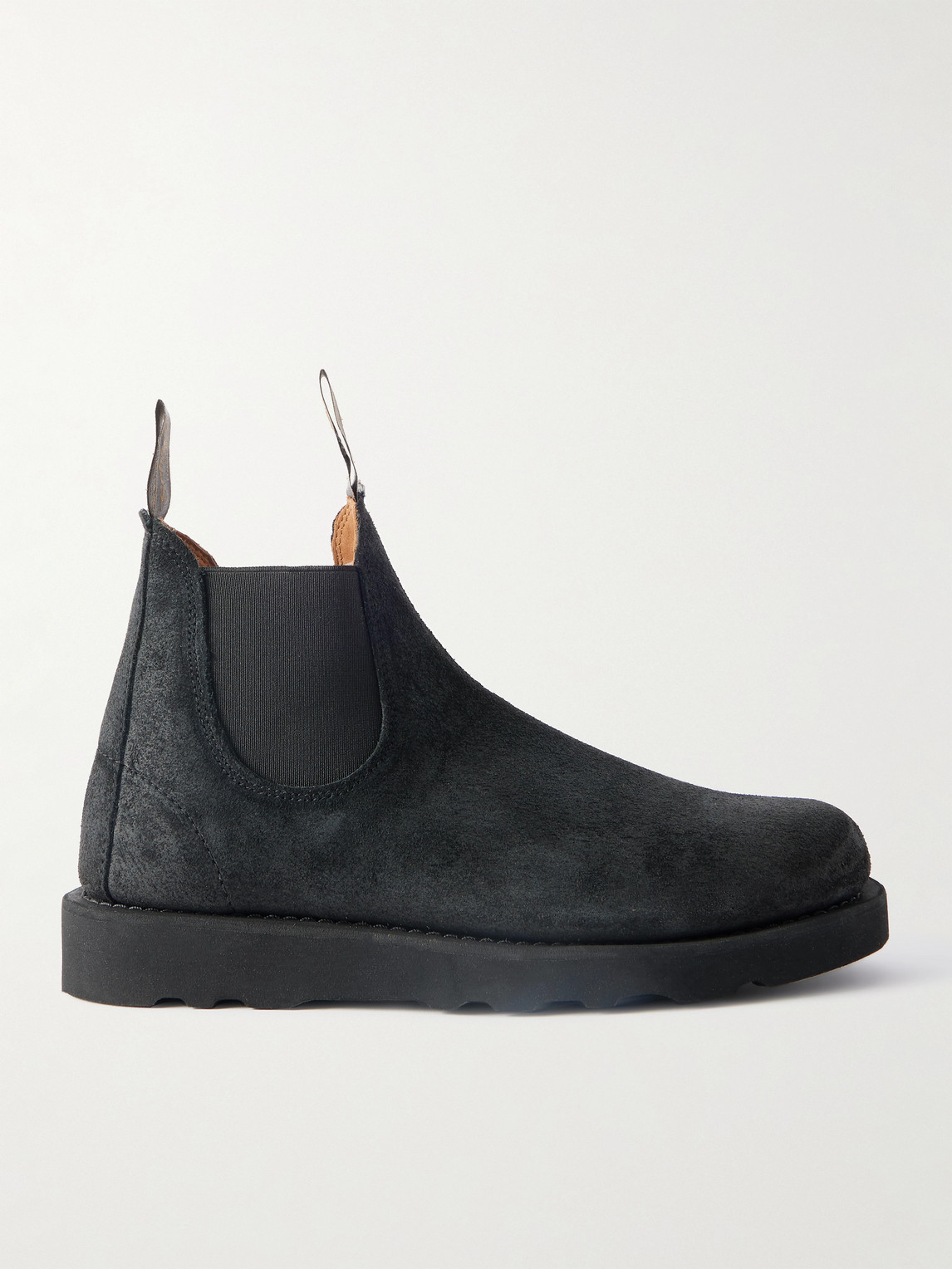 Sebago Yansa Waxed-suede Chelsea Boots In Black