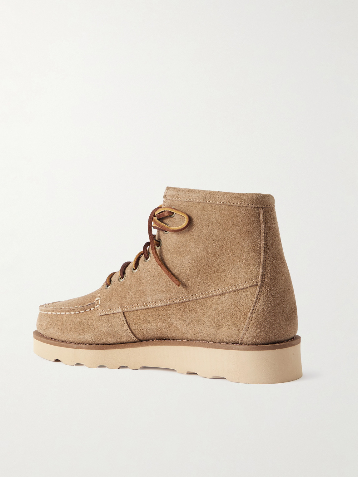 Sebago Soft Calf Leather Ankle Boots In Neutral