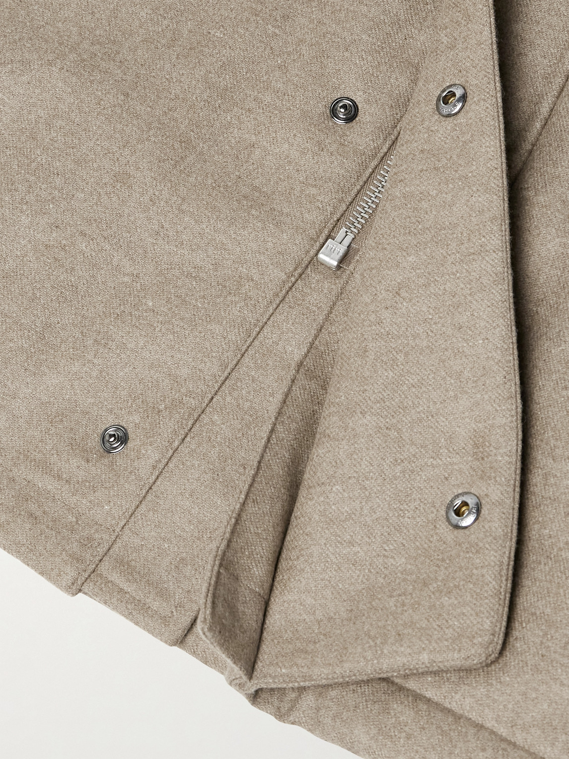 Auralee Oversized Padded Wool Coat In Brown