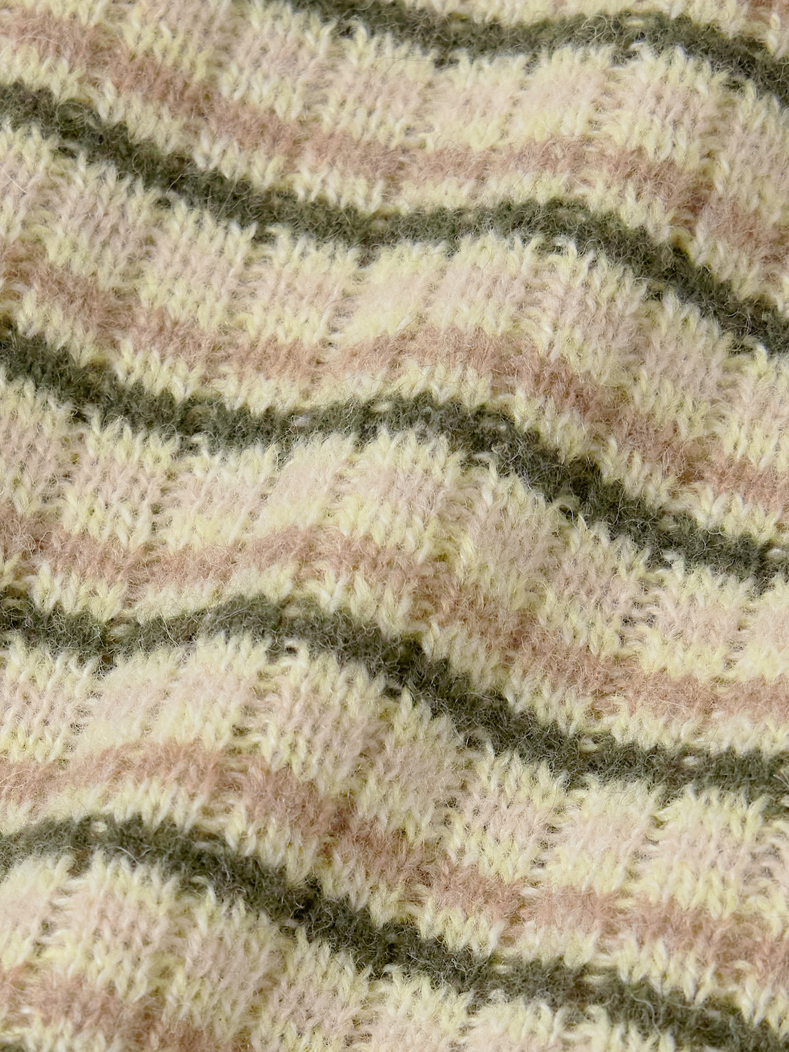 Auralee Striped Shetland Wool And Cashmere-blend Sweater In Multi