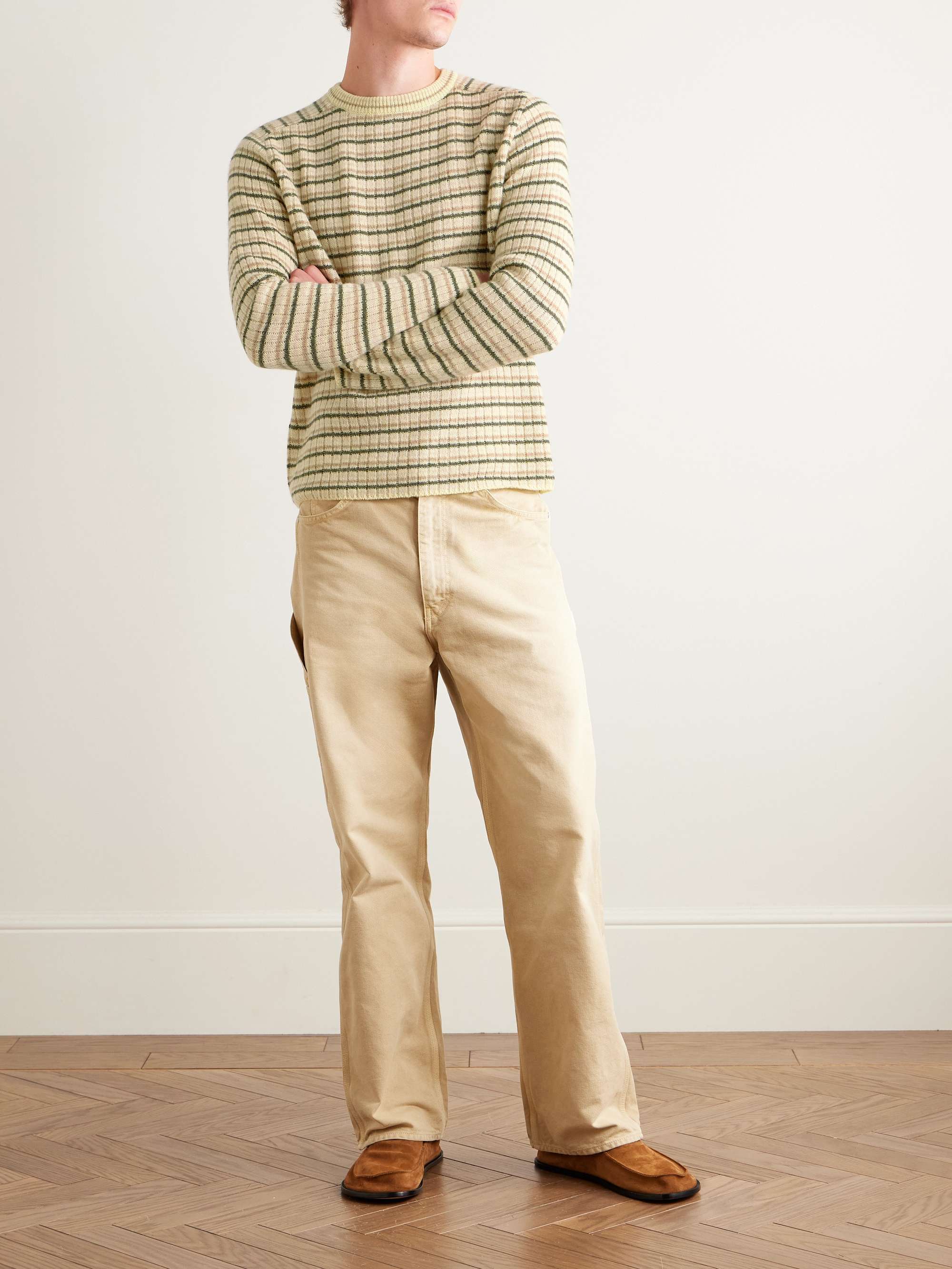 【即完品】AURALEE WOOL CASHMERE set up Namu Shop - Auralee Shetland Wool Cashmere Knit Pullover