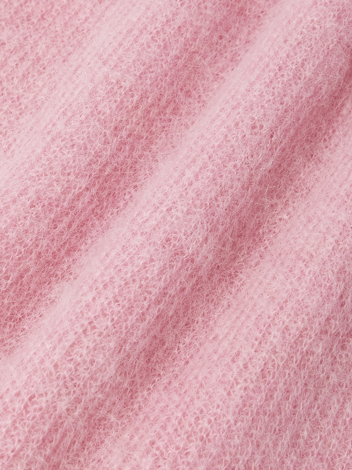 Auralee Luxurious Alpaca Knit Sweater In Pink