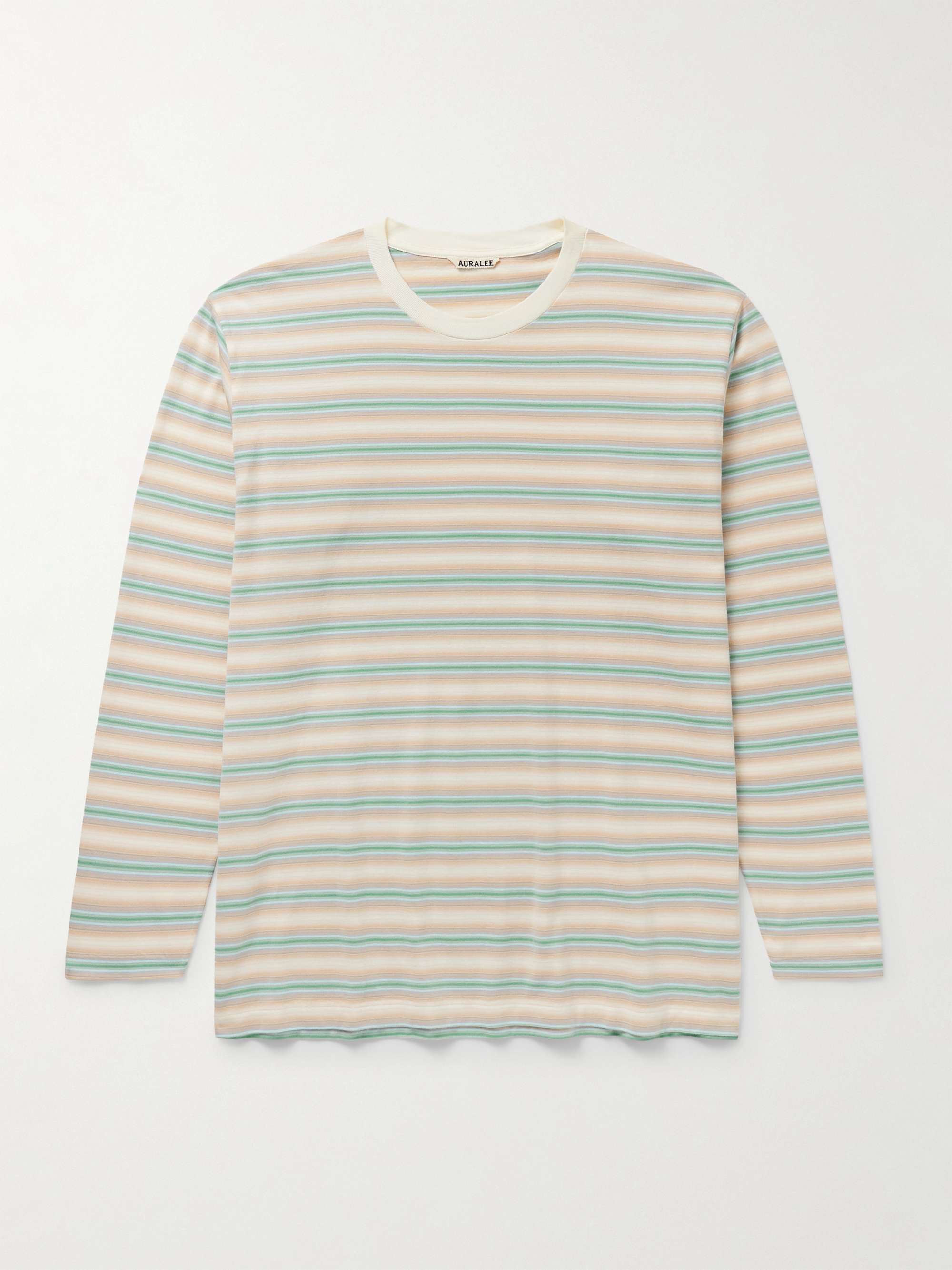 Auralee ロンT HIGH TWIST COTTON JERSEY HIGH TWIST COTTON JERSEY TEE - AURALEE Official Website