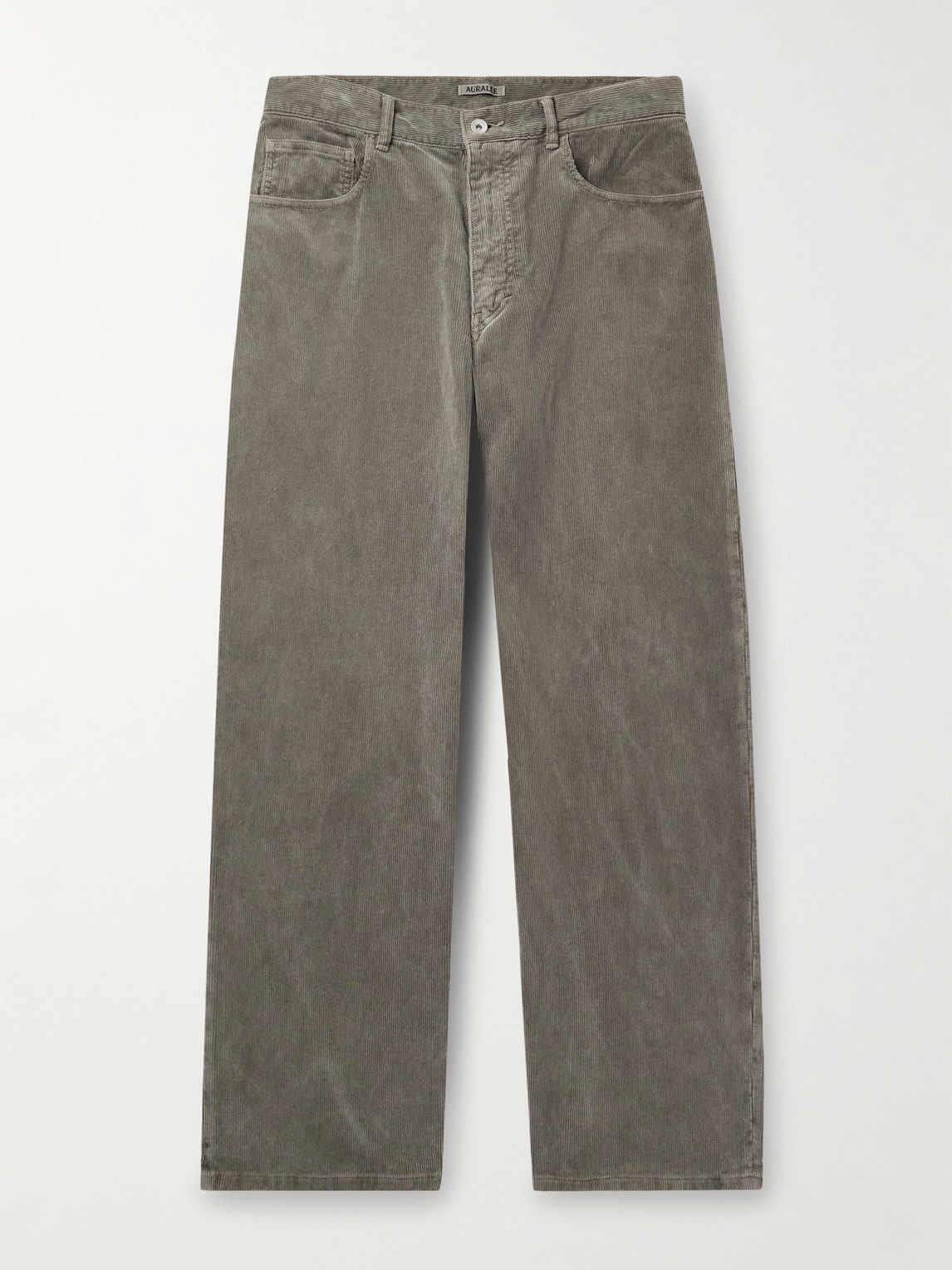 Auralee Straight-Leg Cotton-Corduroy Trousers - Men