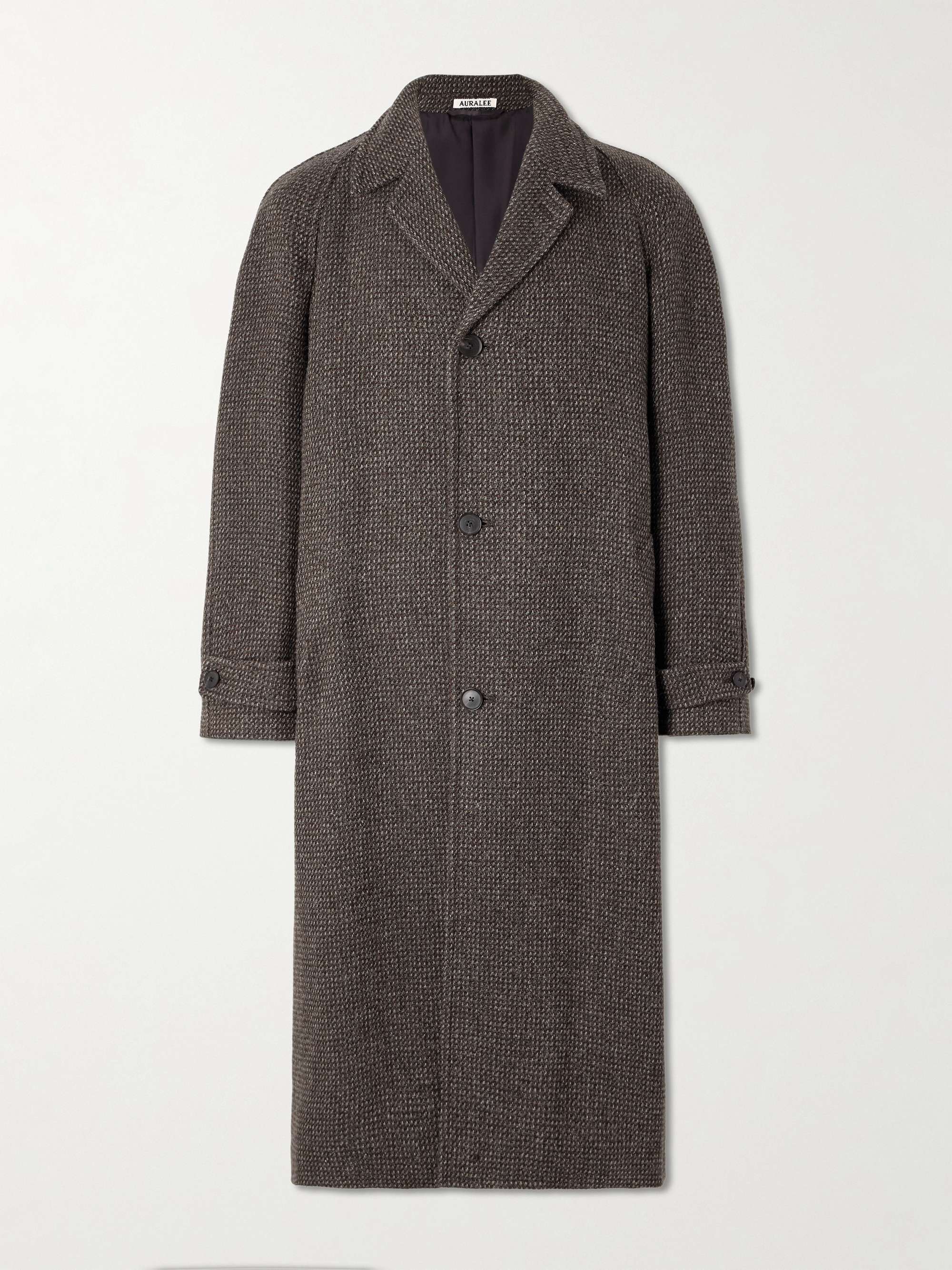 ジャケット・アウター auralee ALPACA WOOL SILK TWEED COAT 3 AURALEE(MENS) / ALPACA WOOL SILK TWEED ZIP BLOU